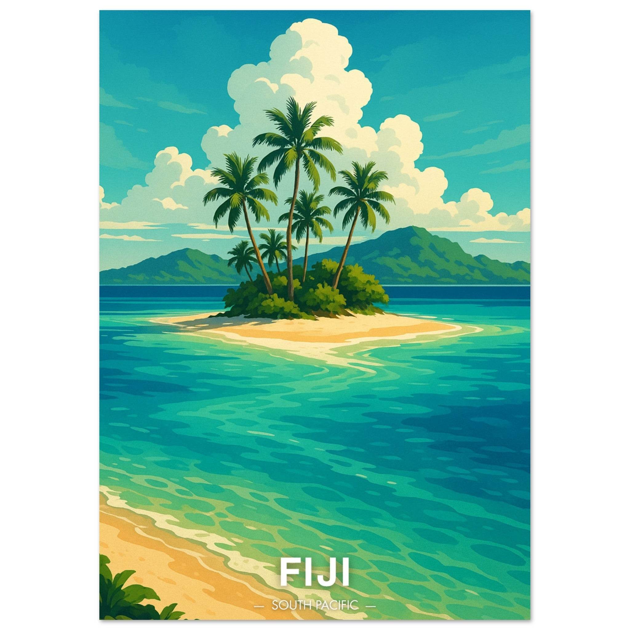 Fiji Poster - Geoprints