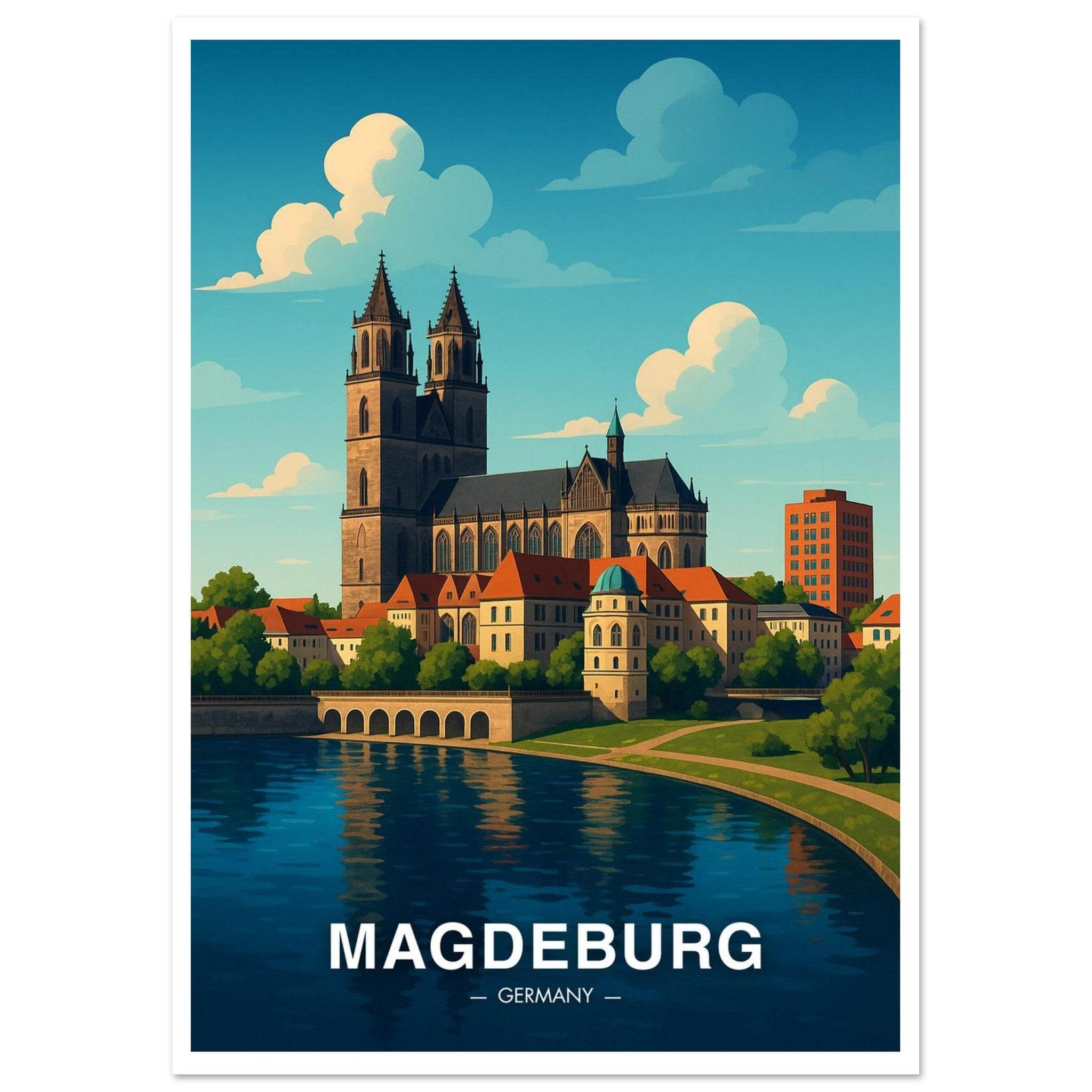 Magdeburg Poster - Geoprints