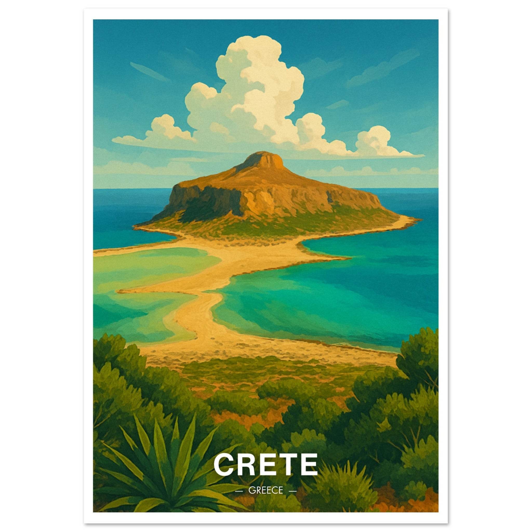 Kreta Poster - Geoprints