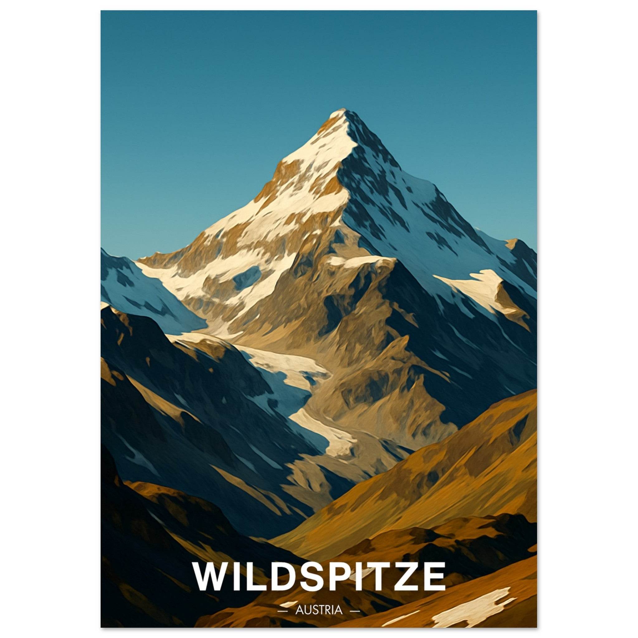 Wildspitze Poster - Geoprints
