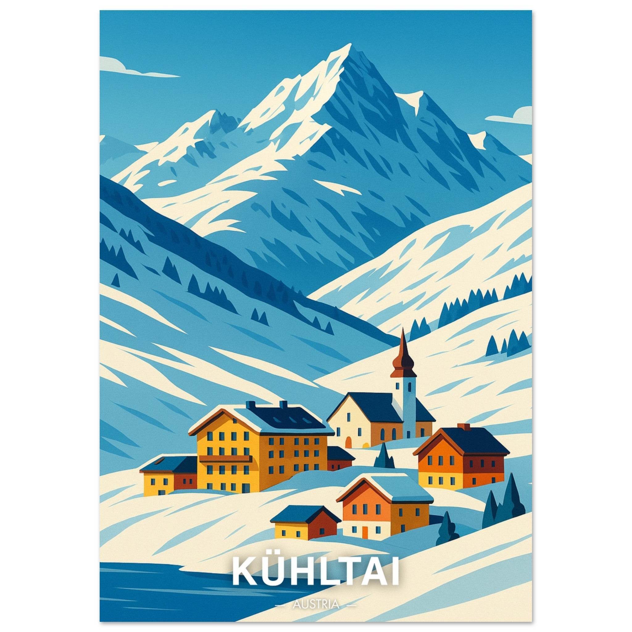 Kühltai Poster - Geoprints