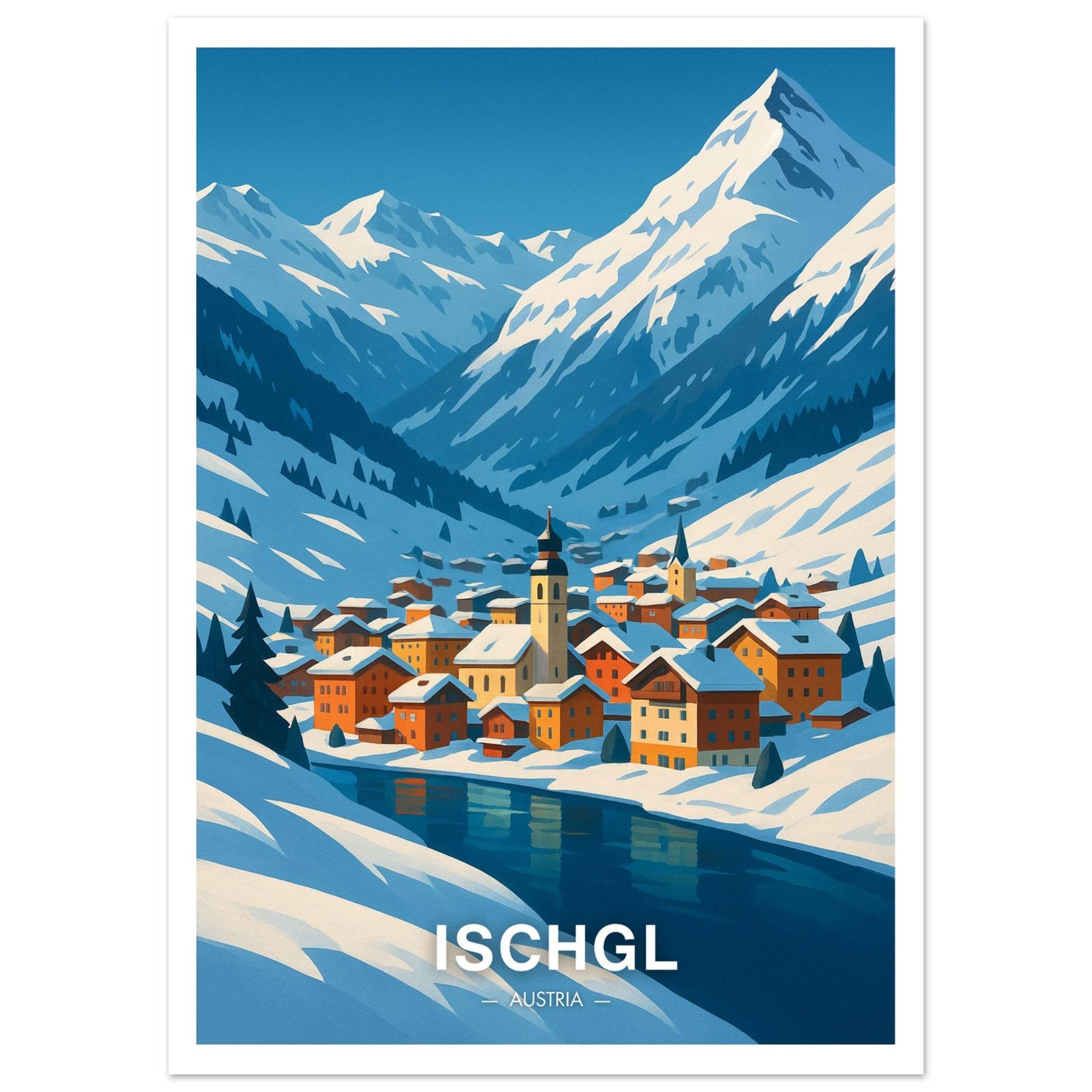 Ischgl Poster - Geoprints