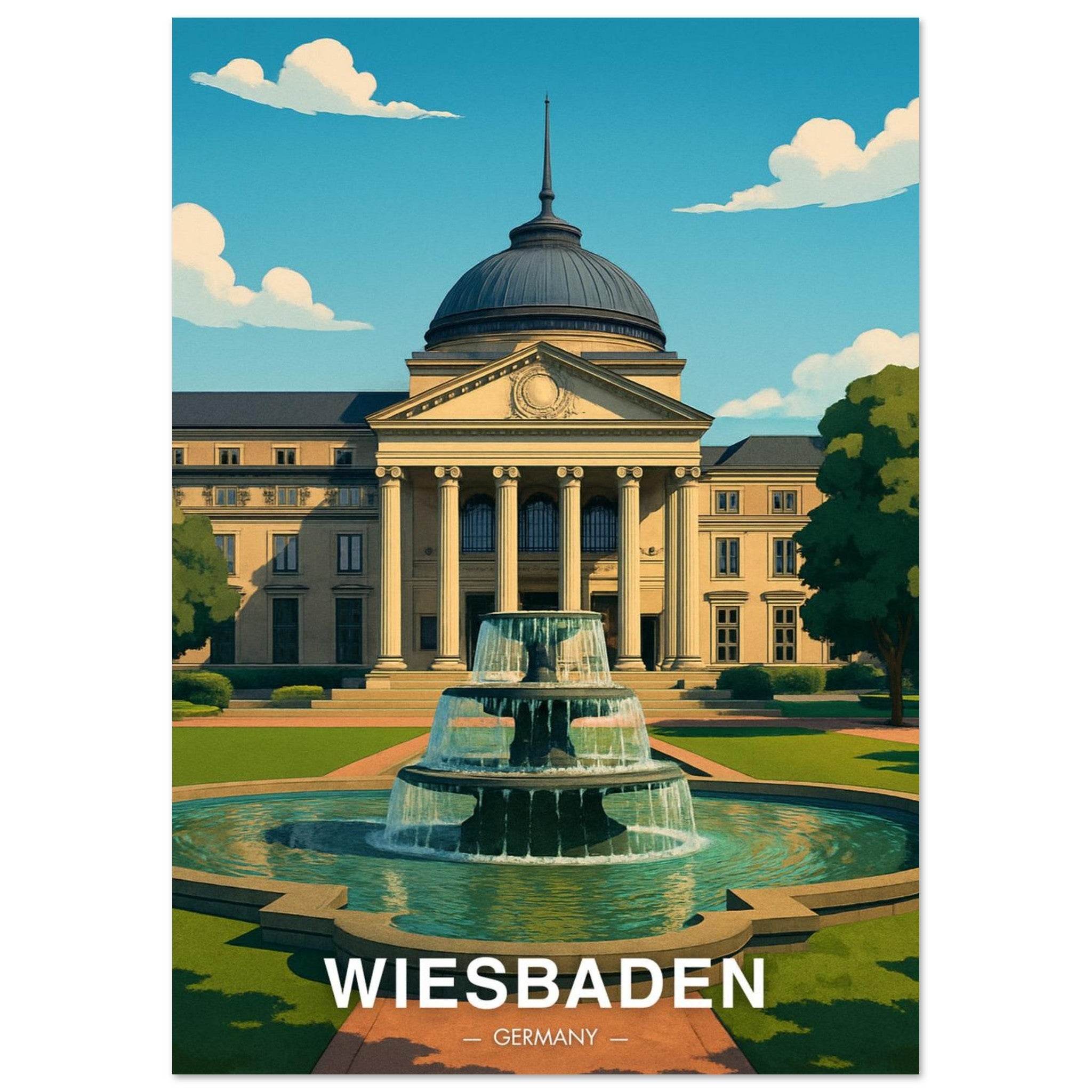Wiesbaden Poster - Geoprints
