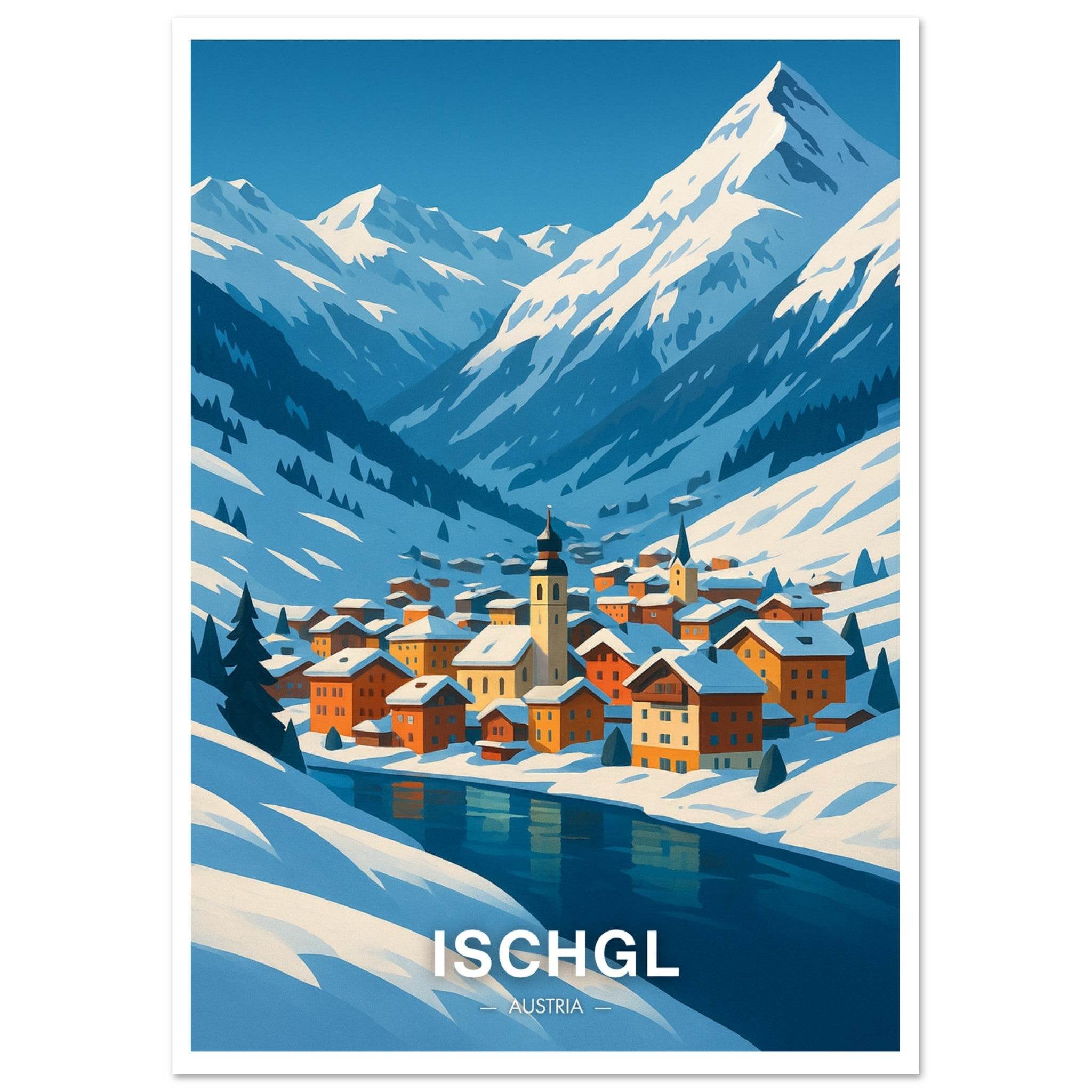 Ischgl Poster - Geoprints