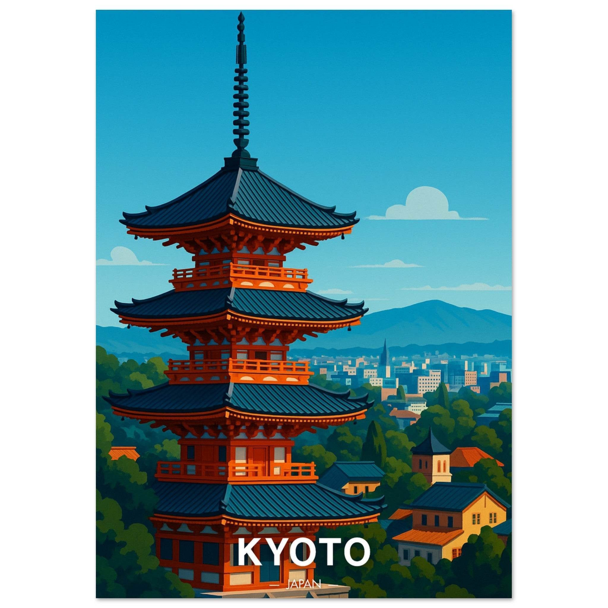 Kyoto Poster - Geoprints