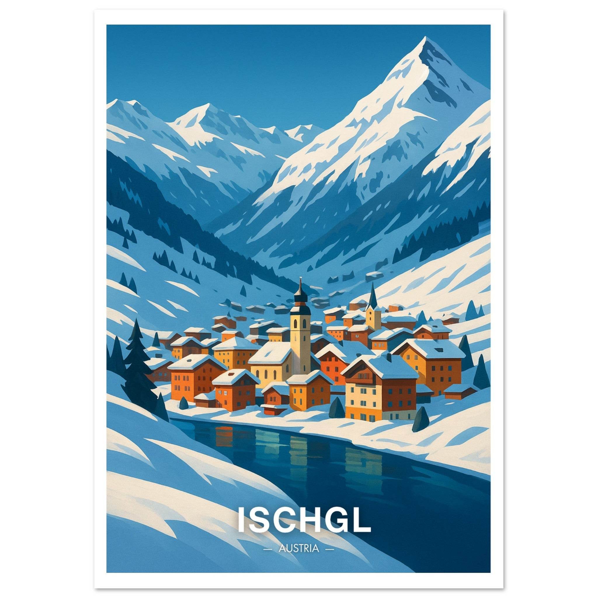 Ischgl Poster - Geoprints