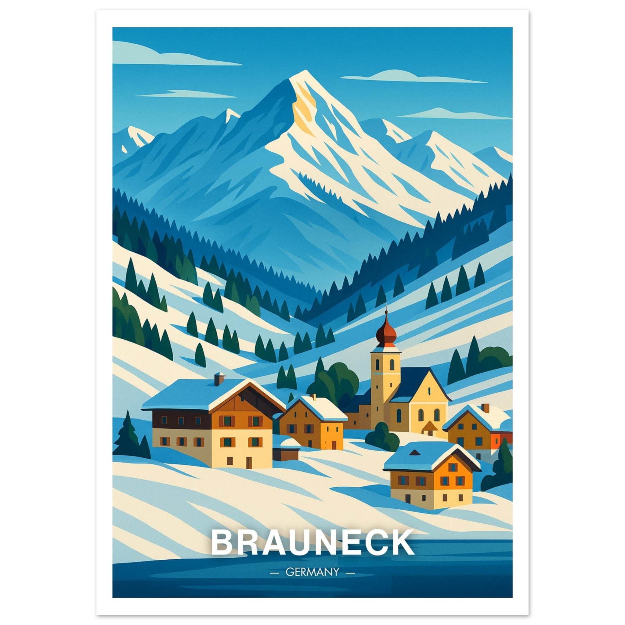 Brauneck Poster - Geoprints
