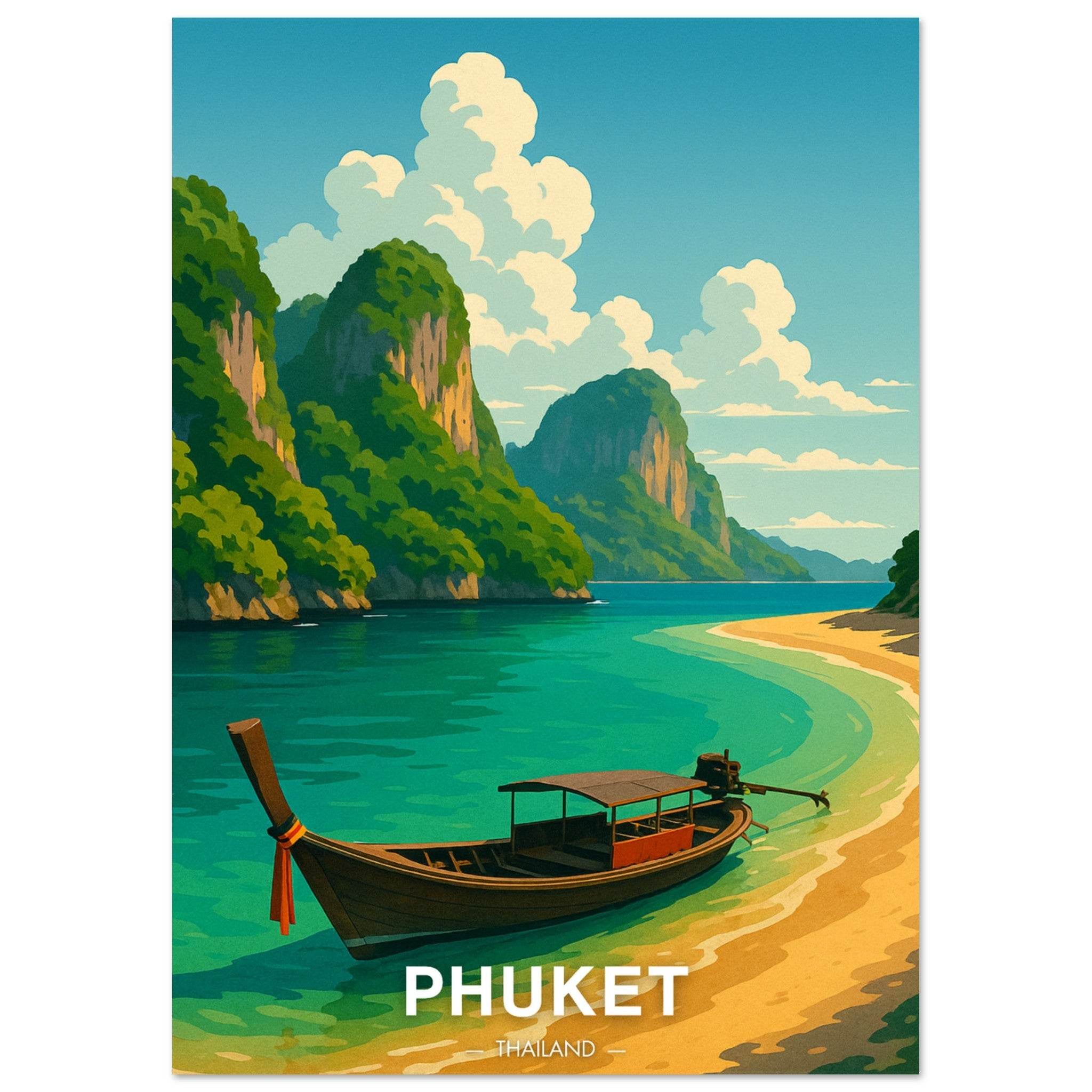 Phuket Poster - Geoprints