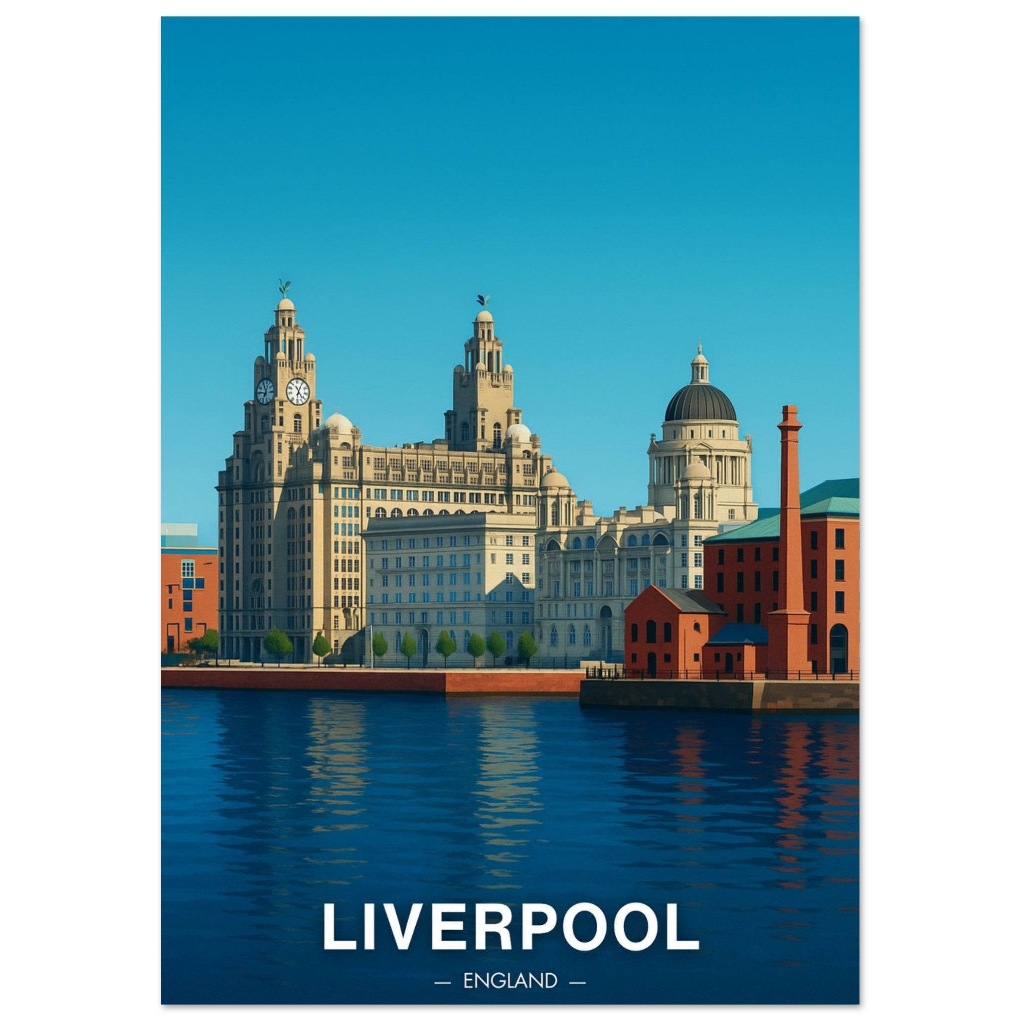Liverpool Poster - Geoprints