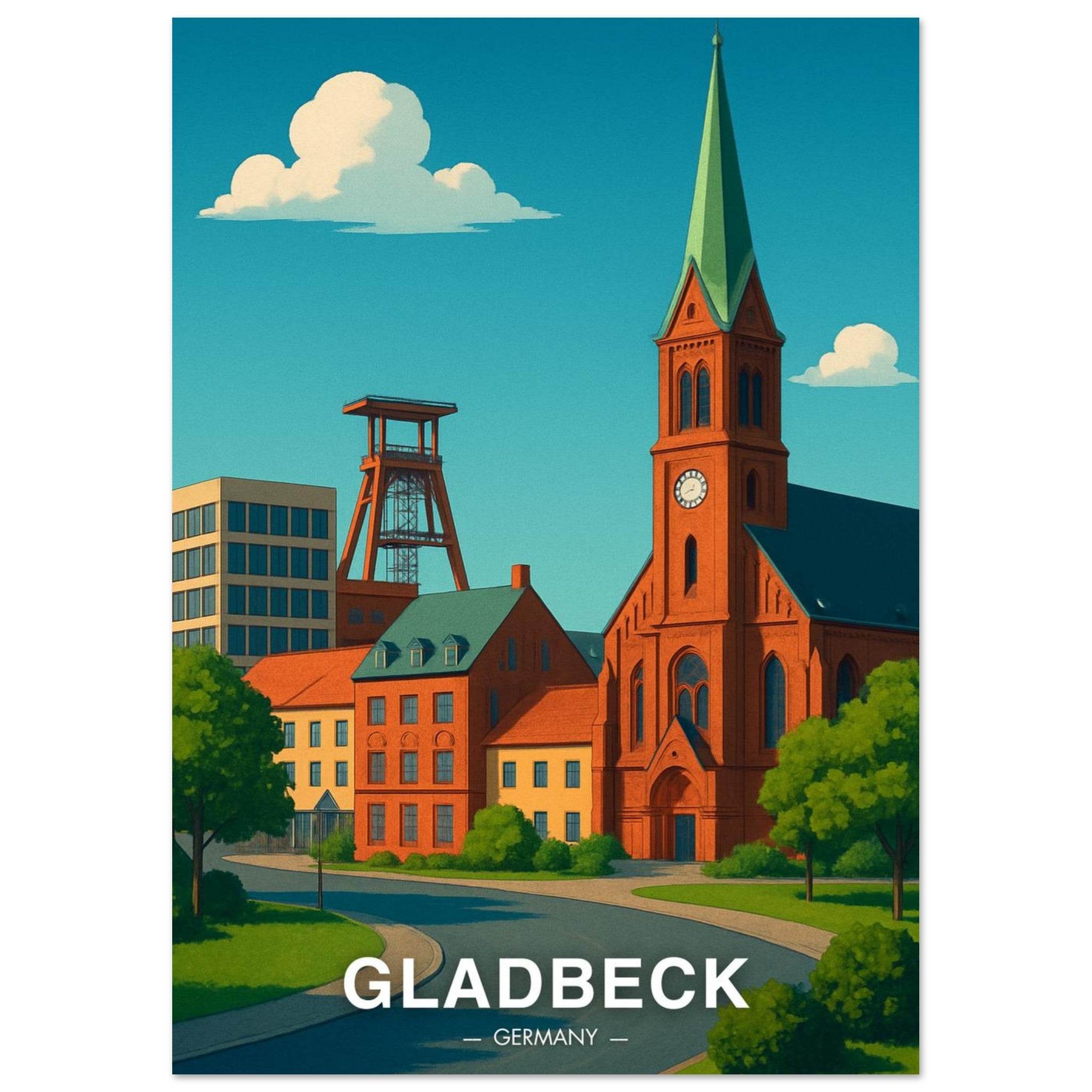 Gladbeck Poster - Geoprints