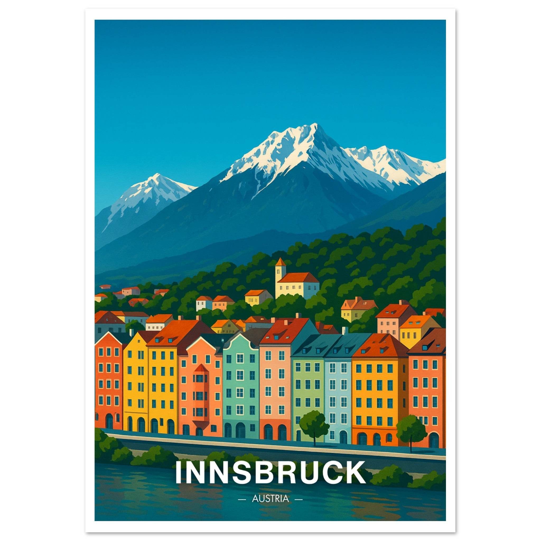 Innsbruck Poster - Geoprints