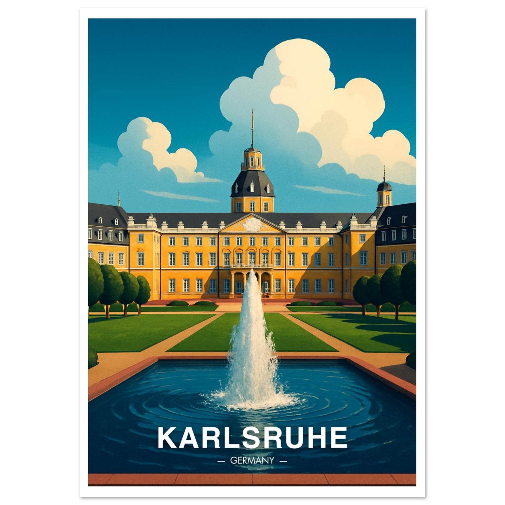 Karlsruhe Poster - Geoprints