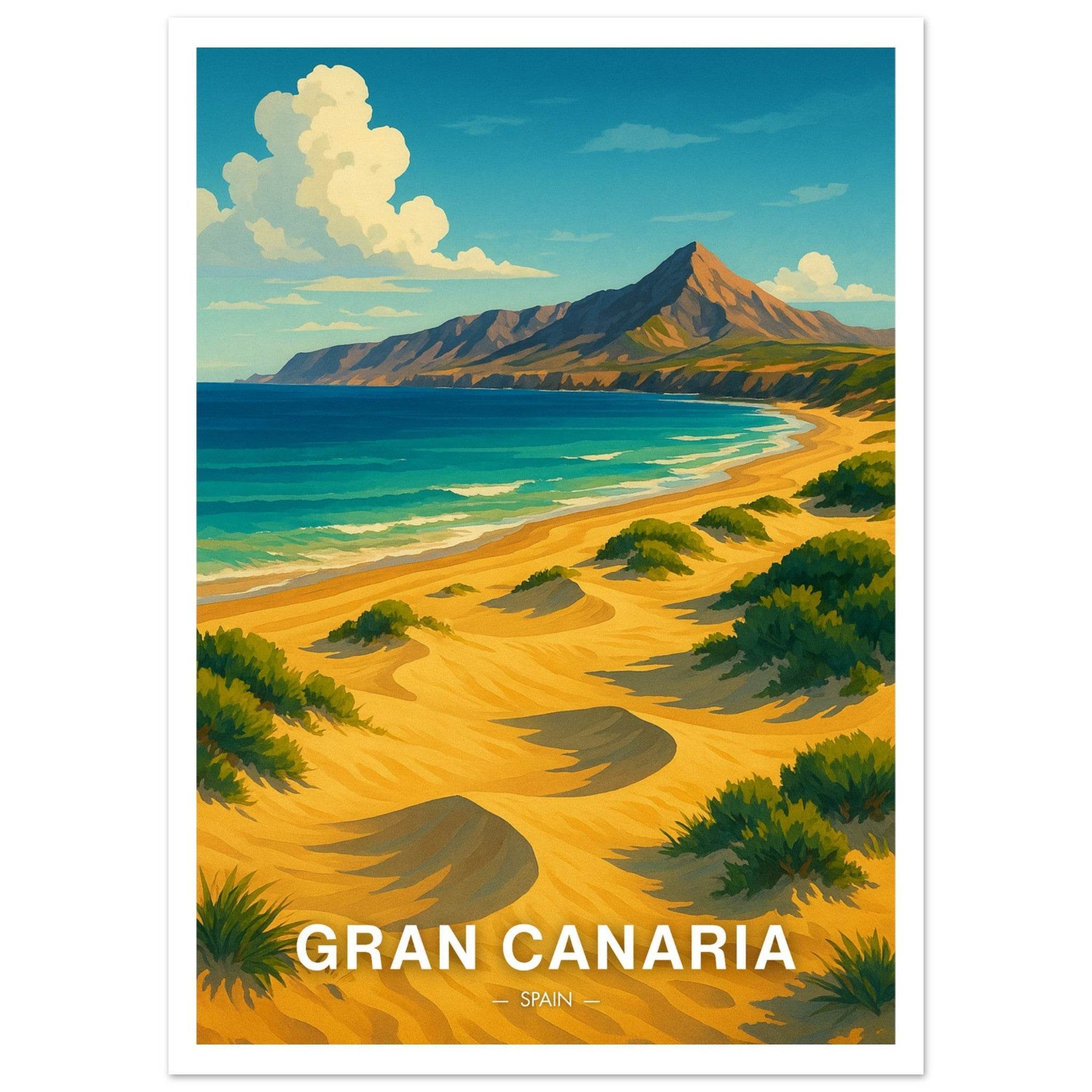 Gran Canaria Poster - Geoprints