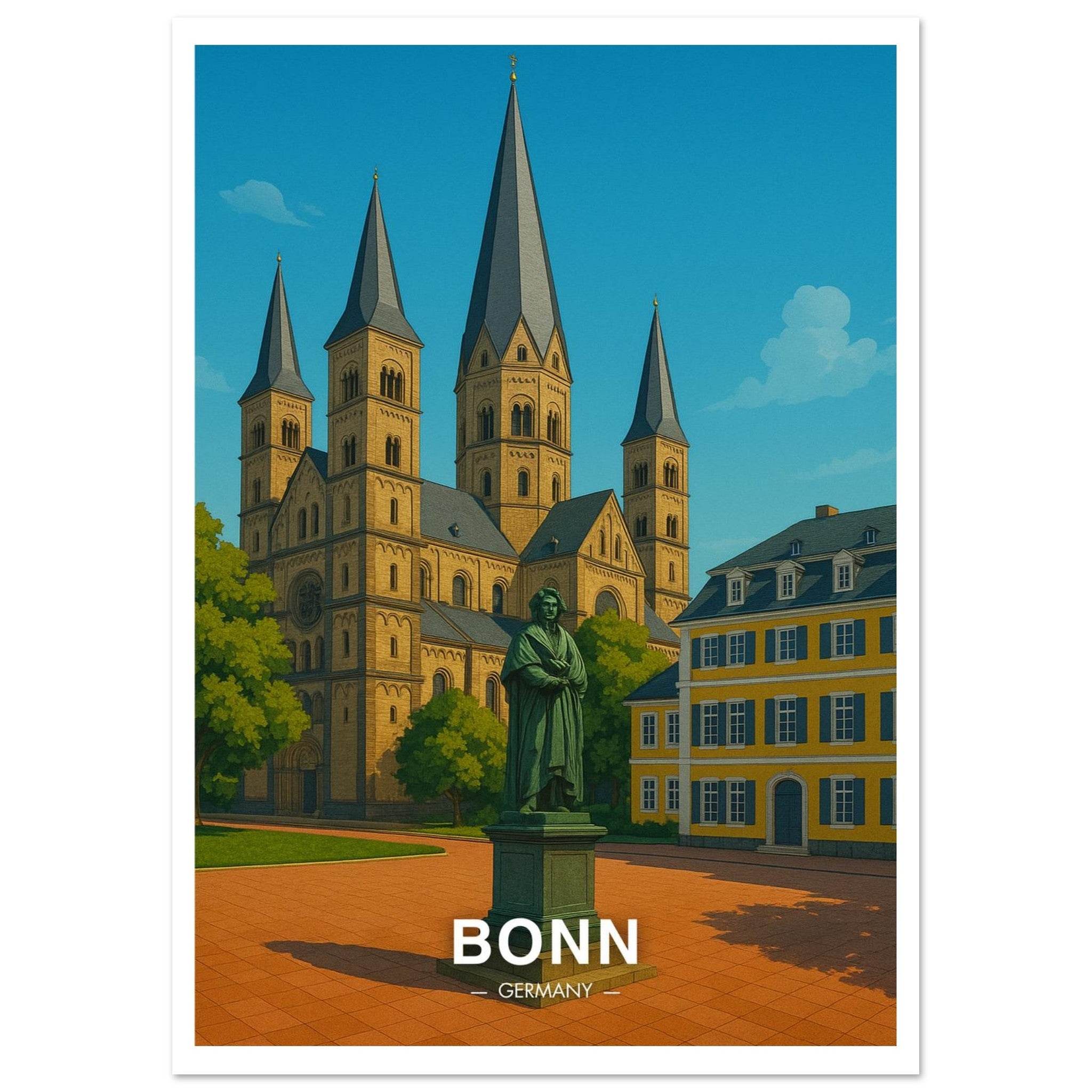 Bonn Poster - Geoprints