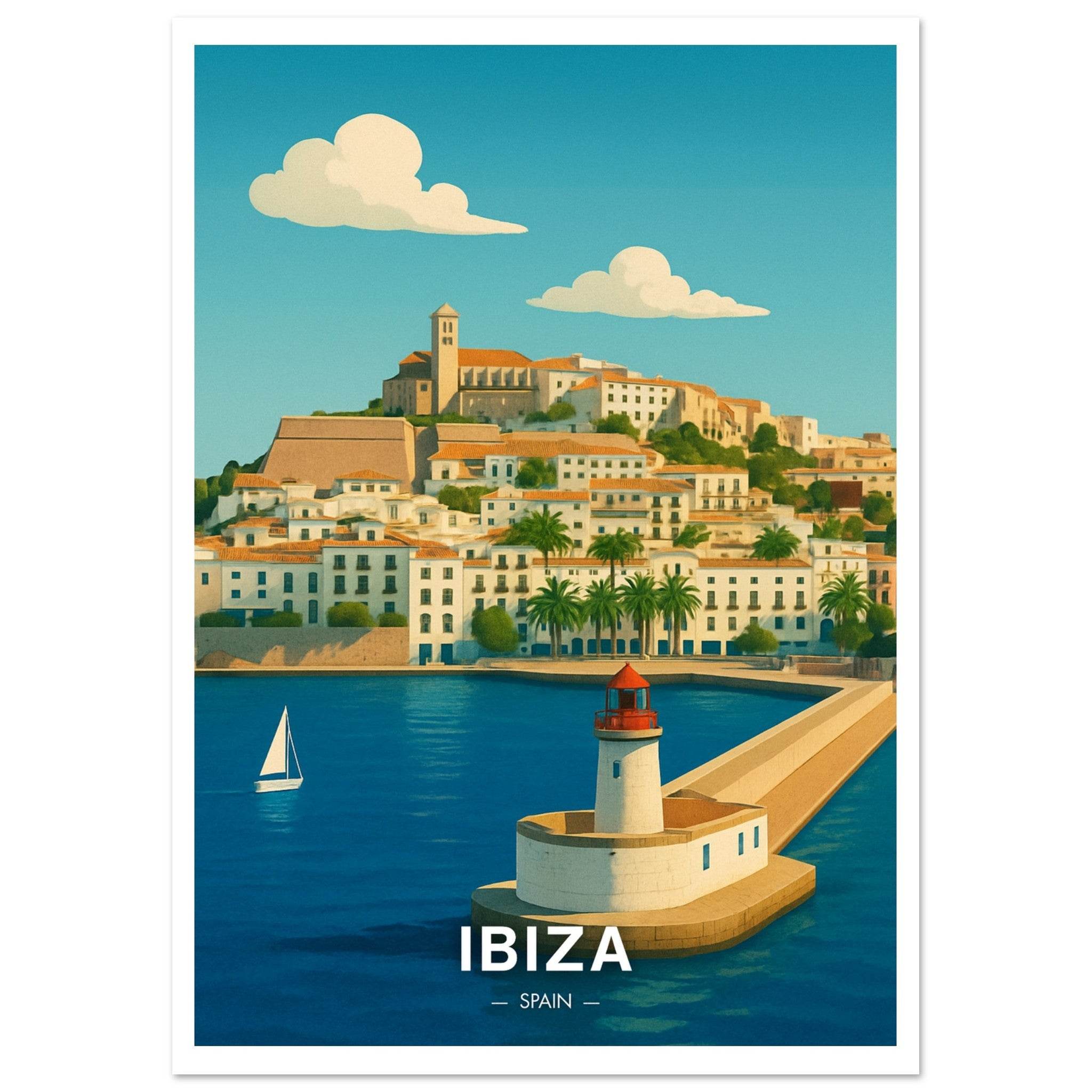 Ibiza Poster - Geoprints