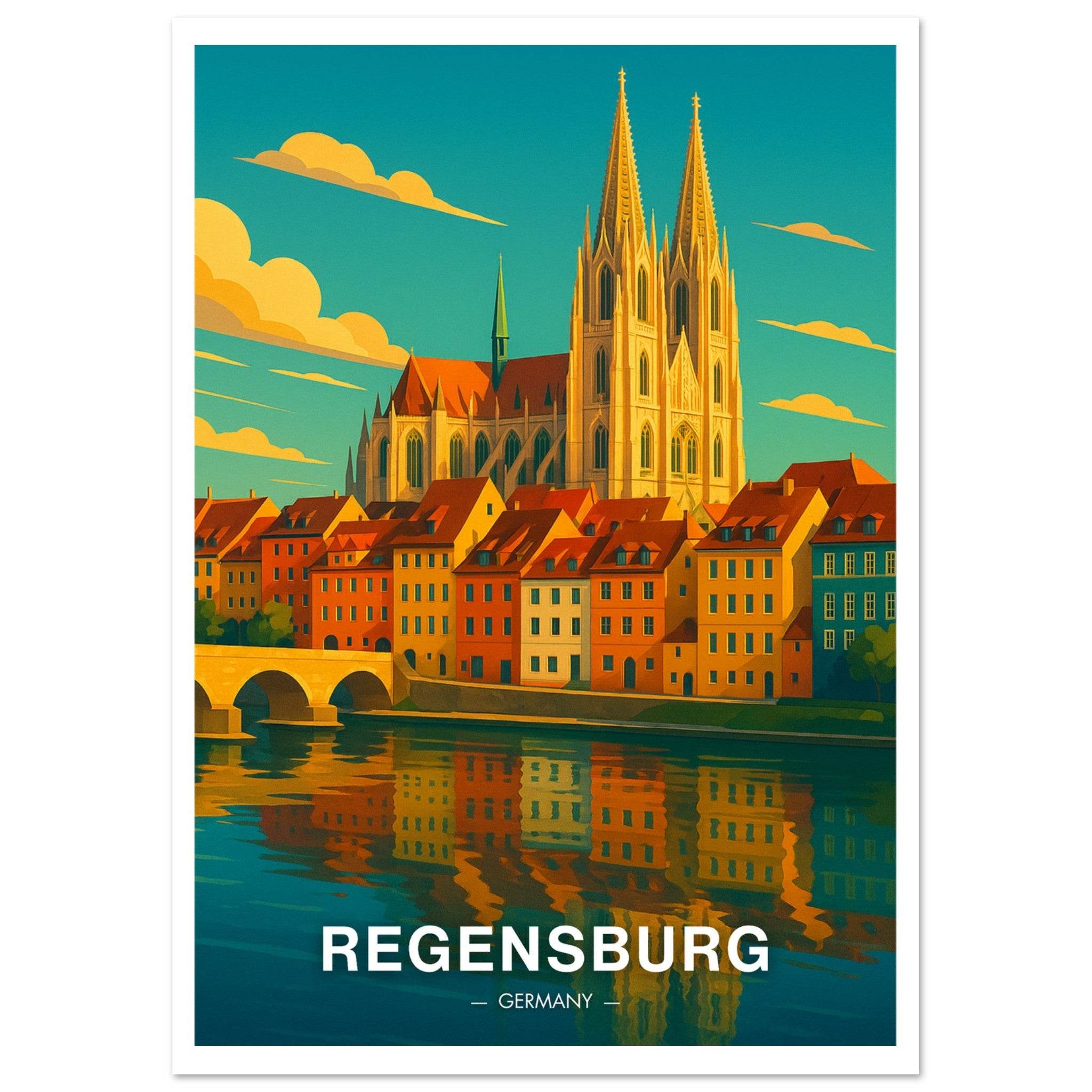 Regensburg Poster - Geoprints