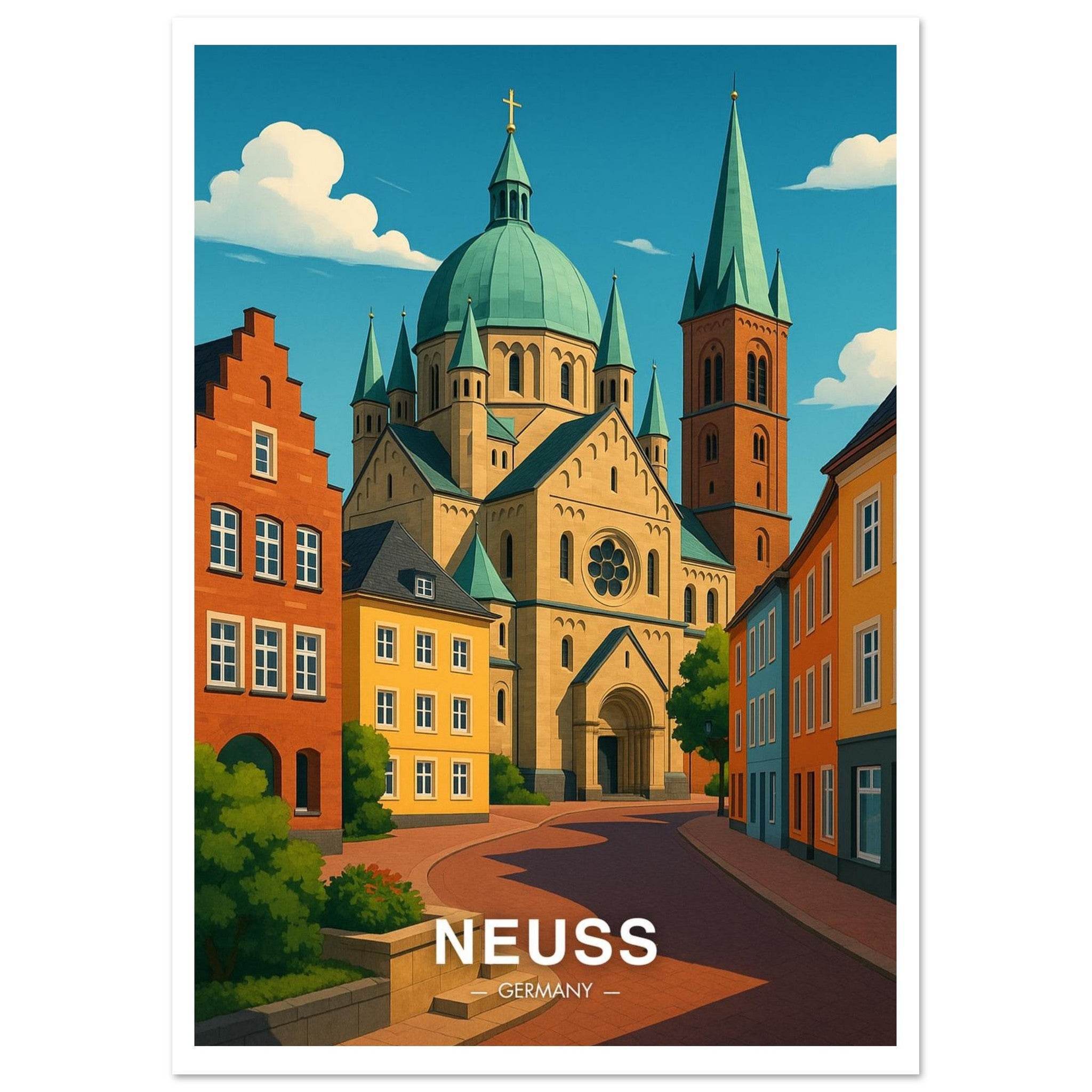 Neuss Poster - Geoprints