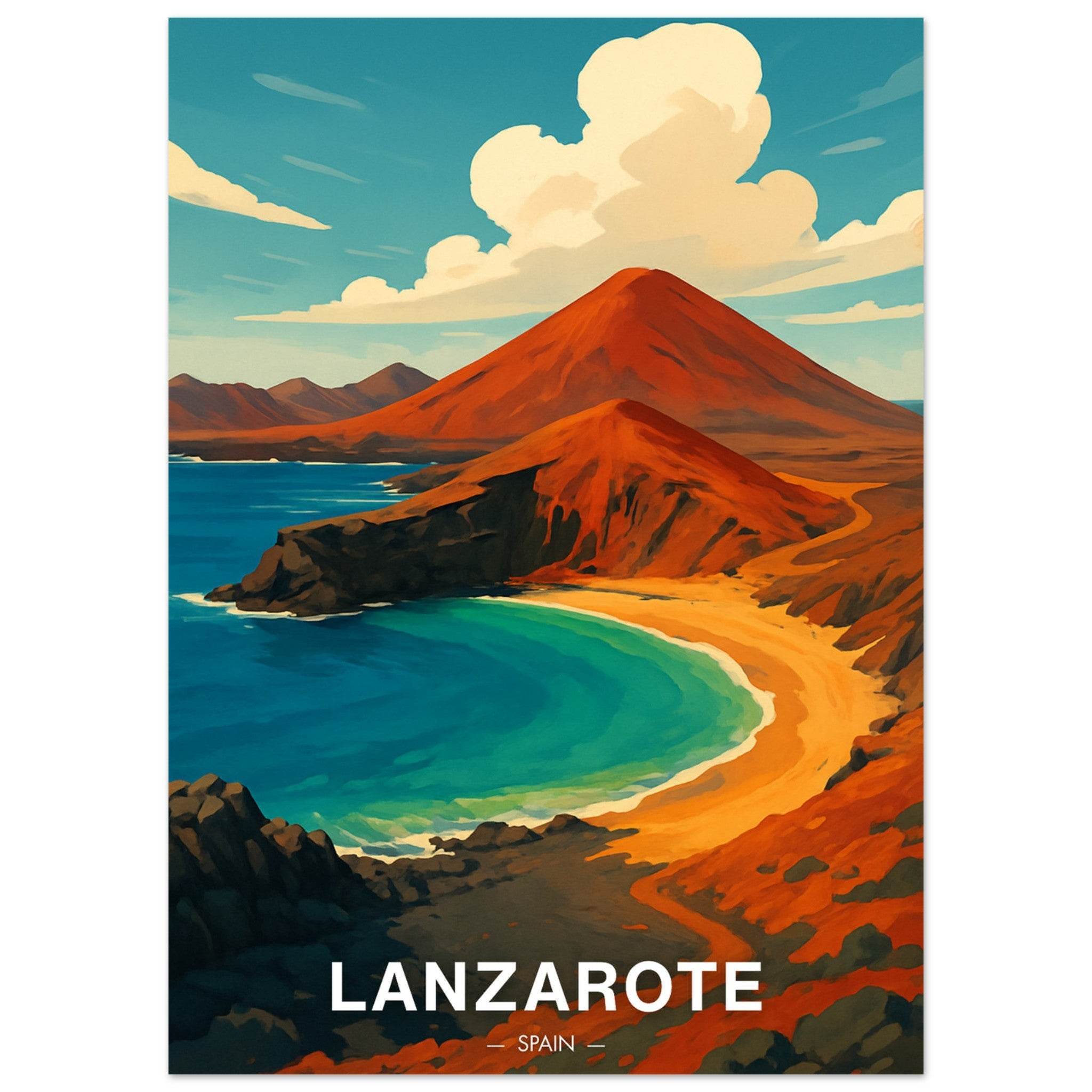 Lanzarote Poster - Geoprints