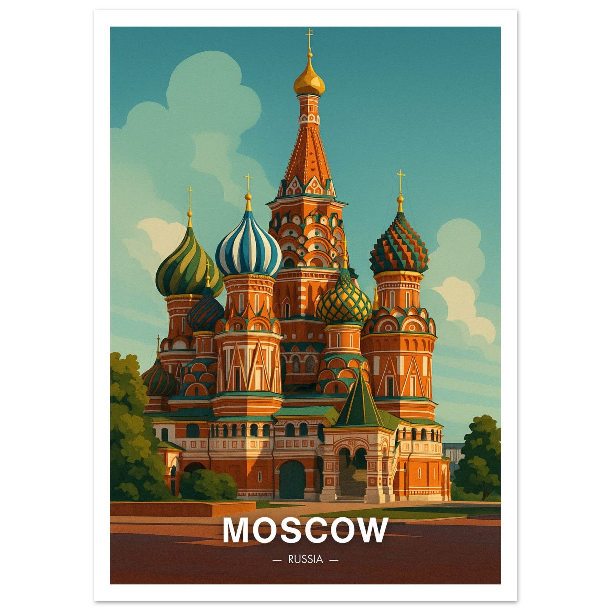 Moskau Poster - Geoprints