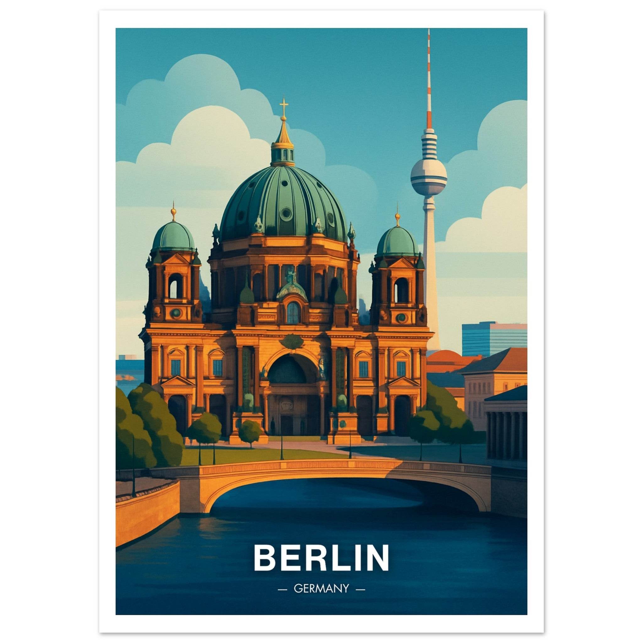 Berlin Poster - Geoprints