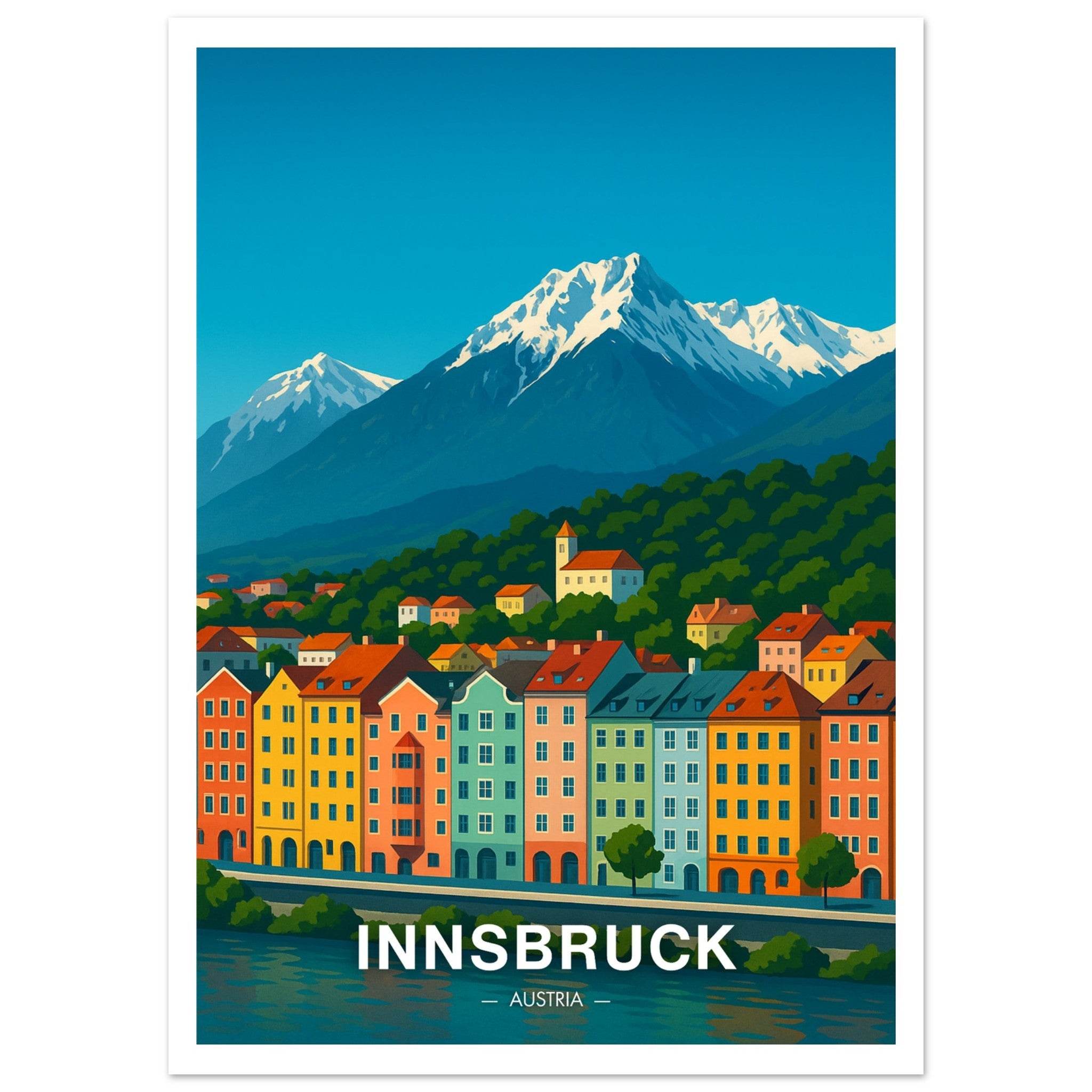 Innsbruck Poster - Geoprints