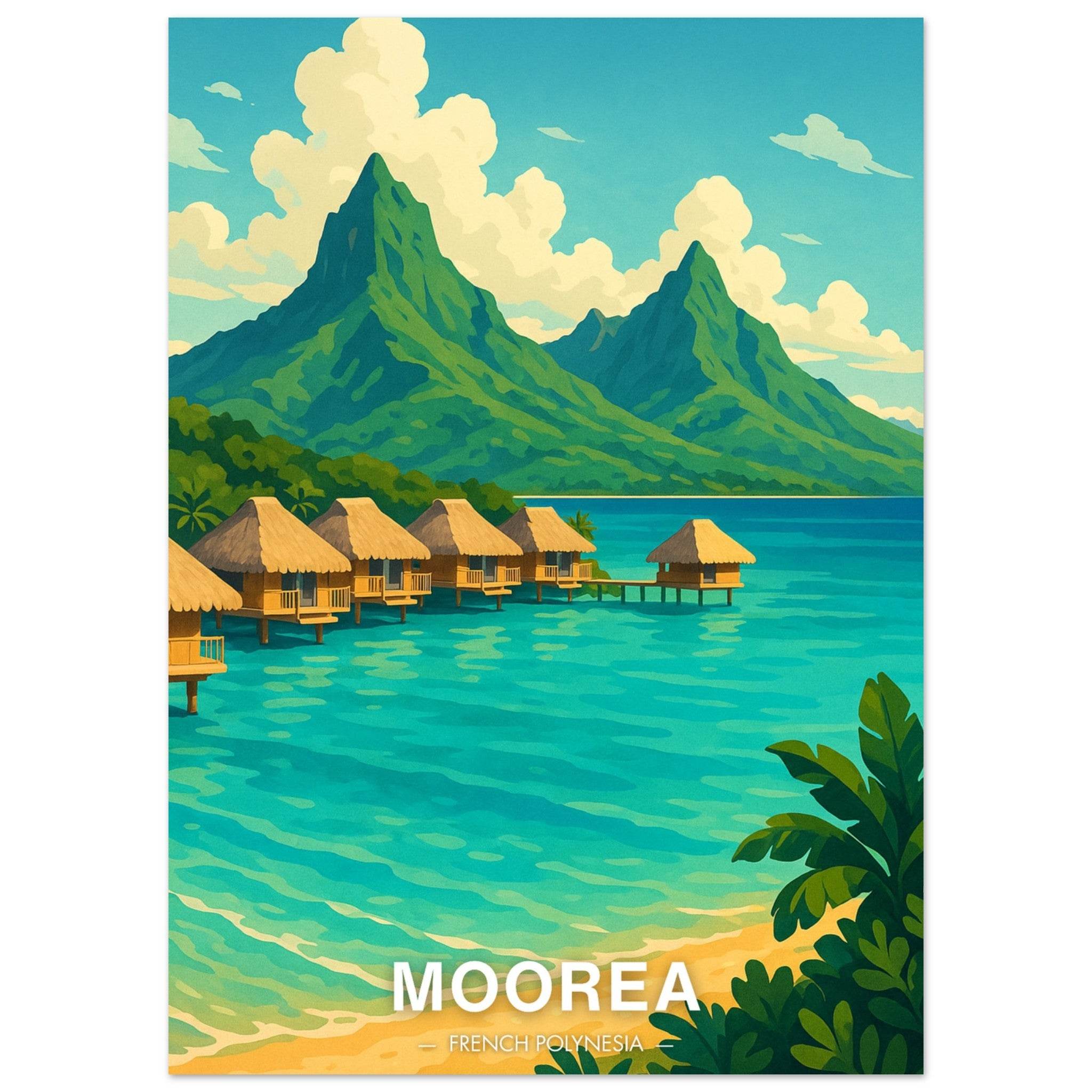 Moorea Poster - Geoprints
