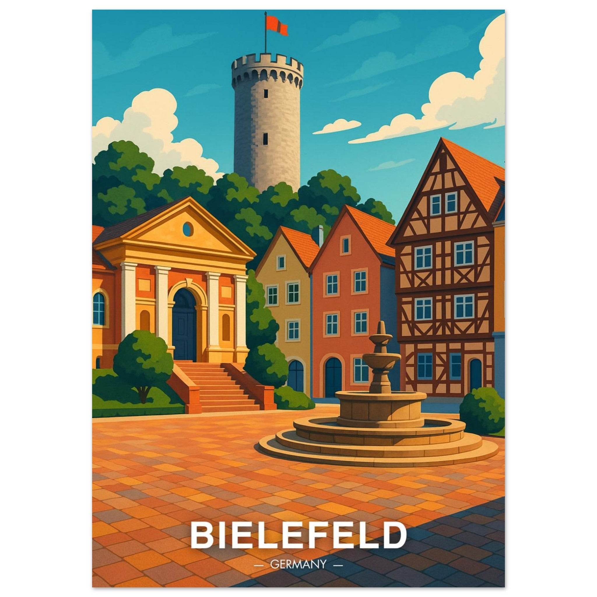 Bielefeld Poster - Geoprints