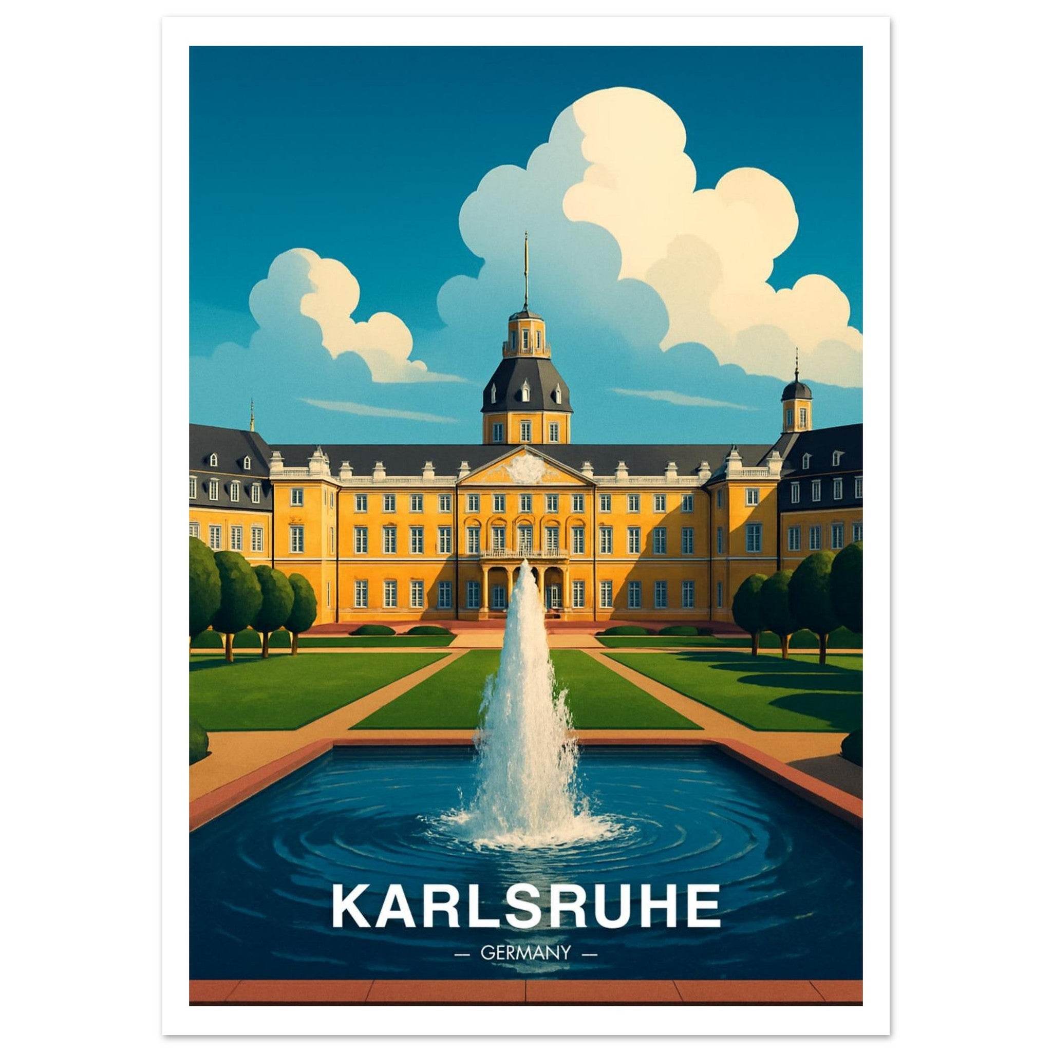 Karlsruhe Poster - Geoprints