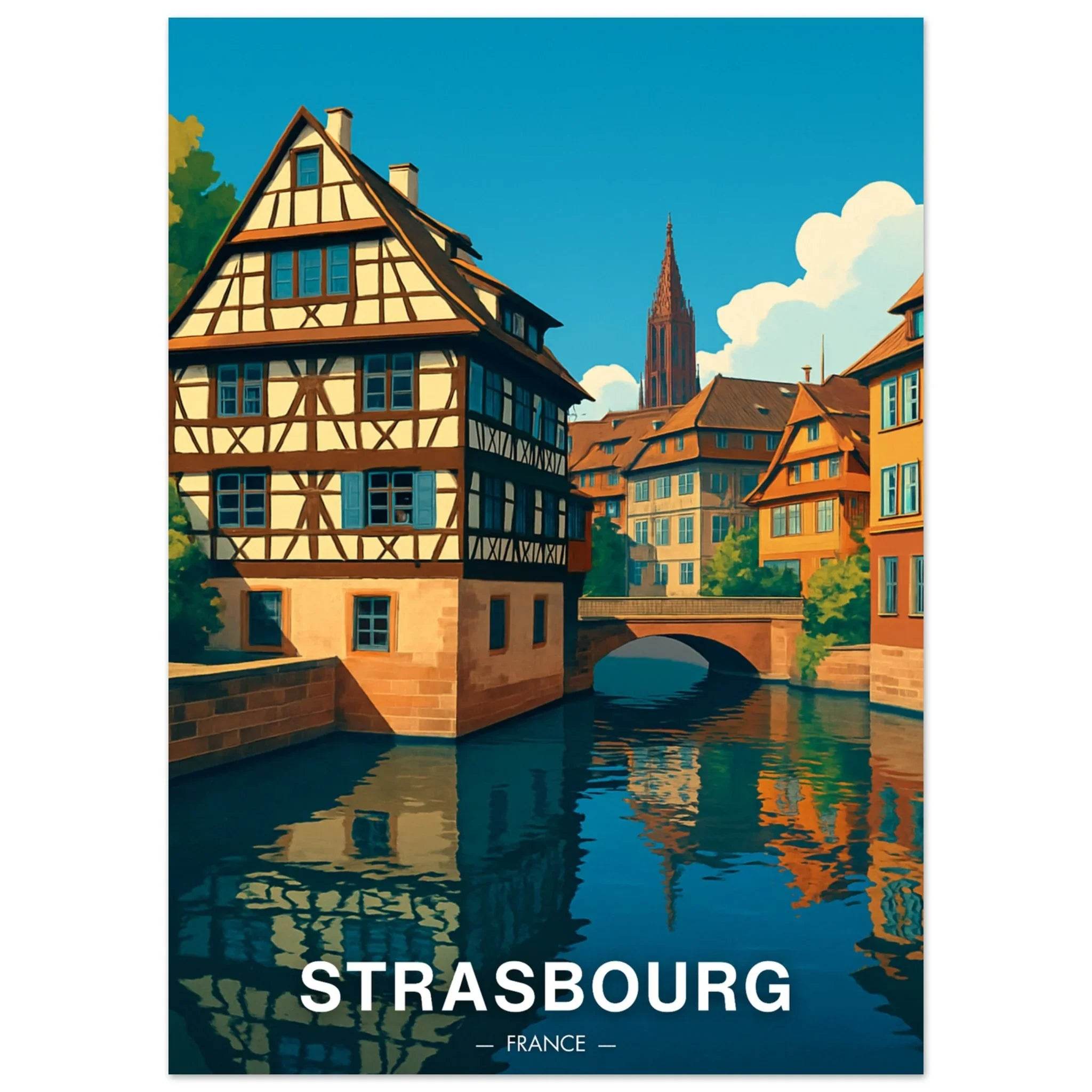 Staßburg Poster - Geoprints
