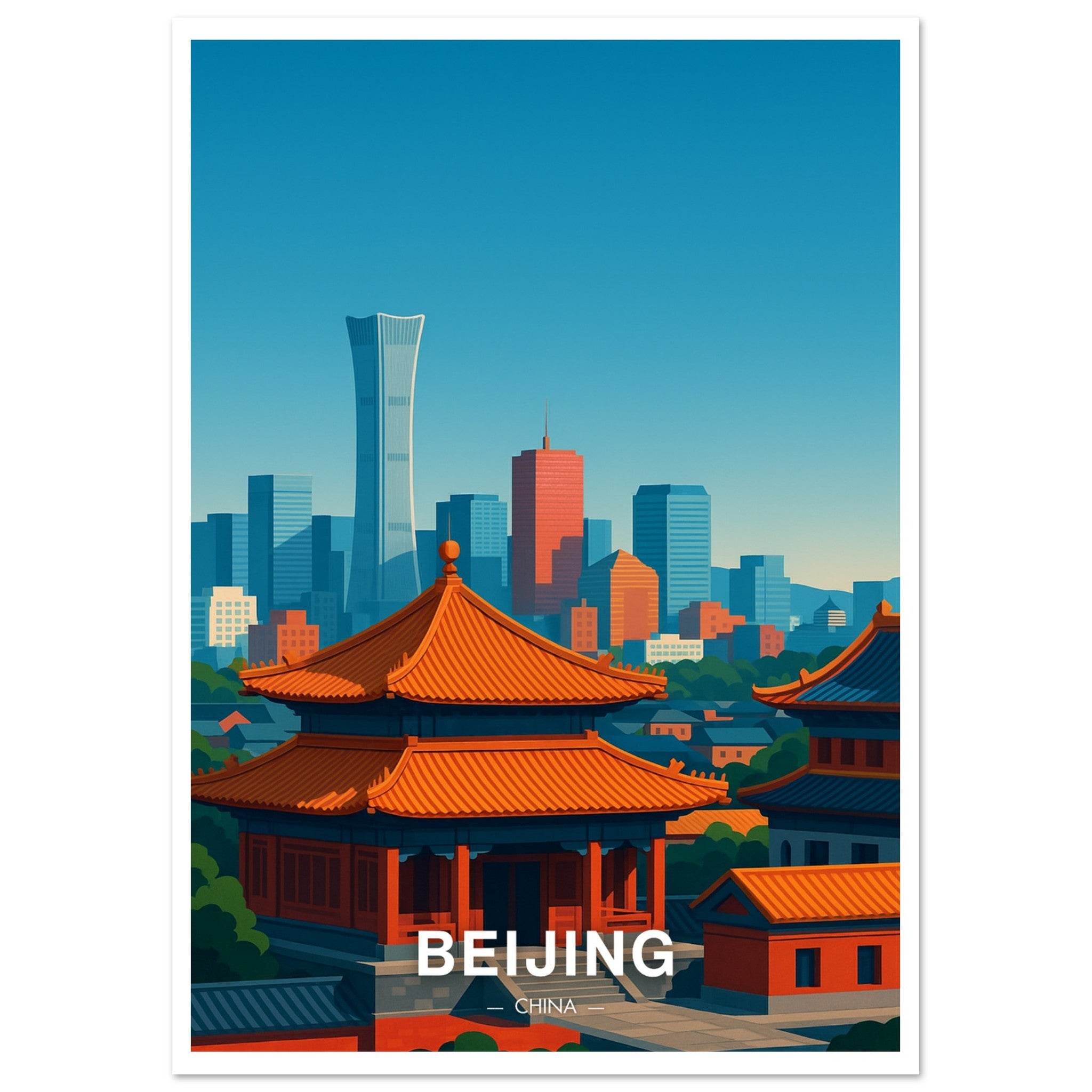 Peking Poster - Geoprints