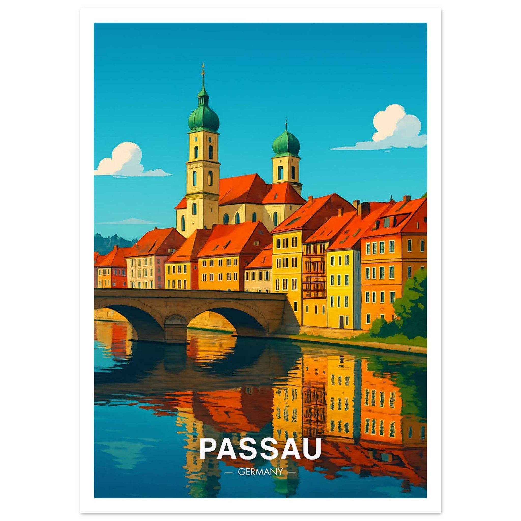 Passau Poster - Geoprints