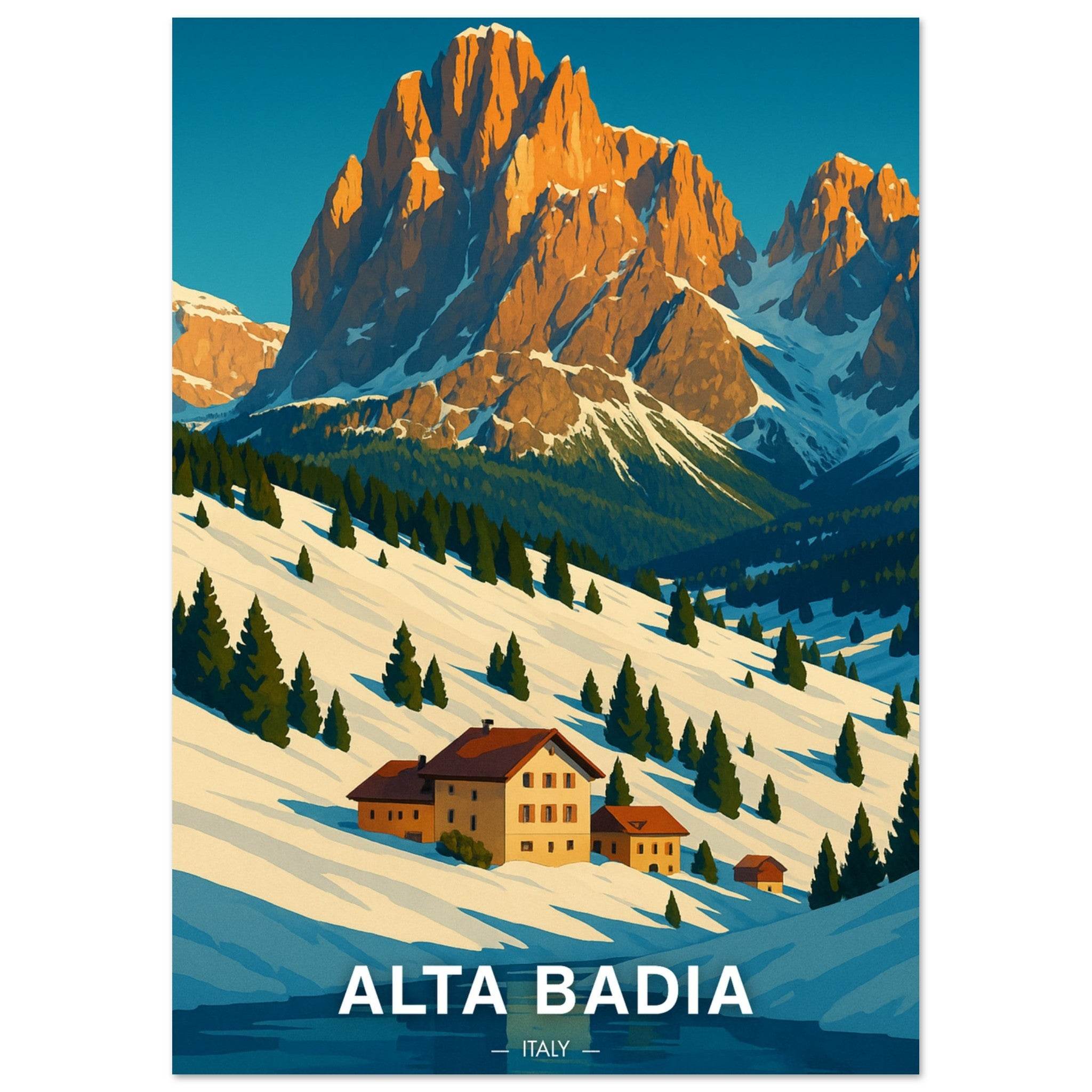 Alta Badia Poster - Geoprints