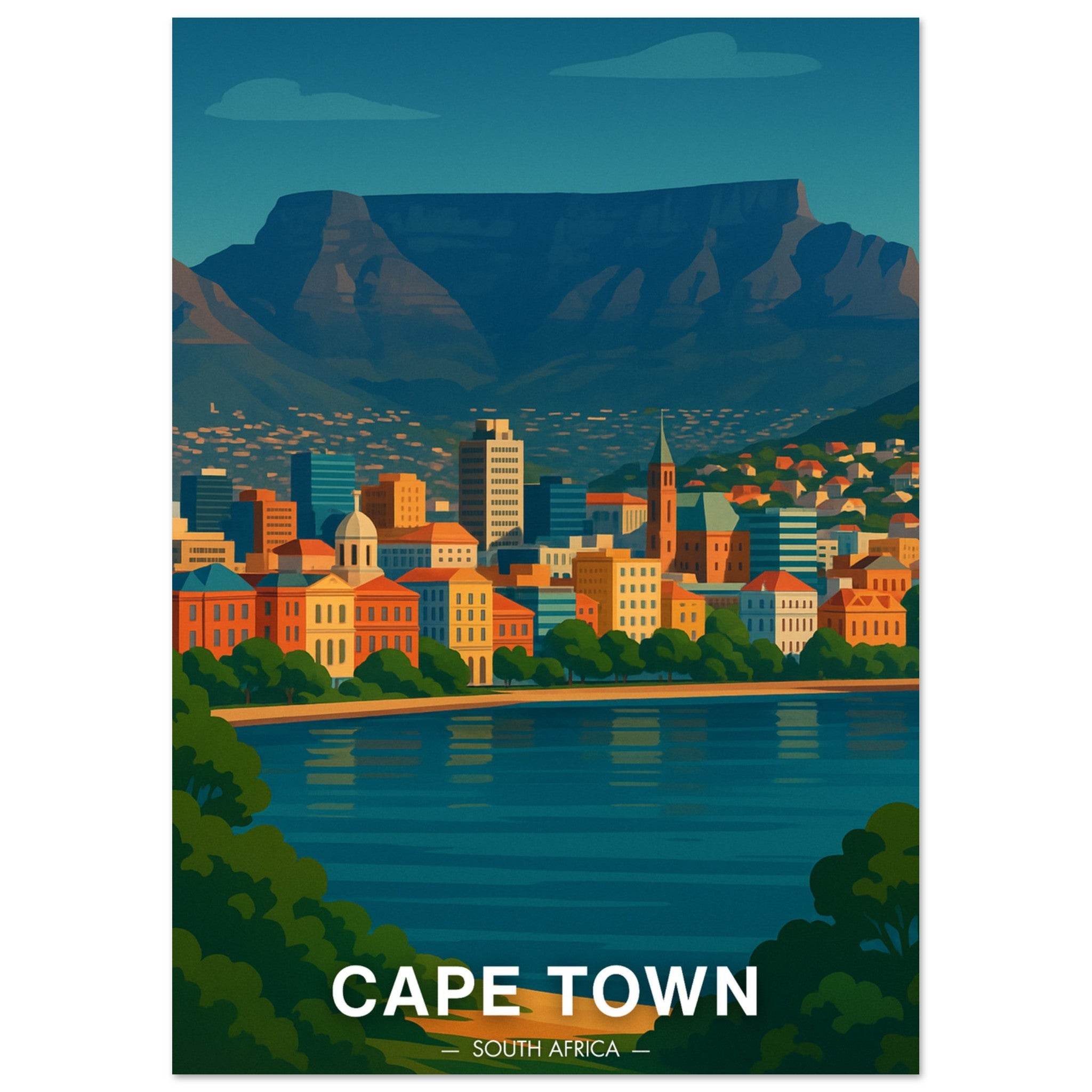 Kapstadt Poster - Geoprints