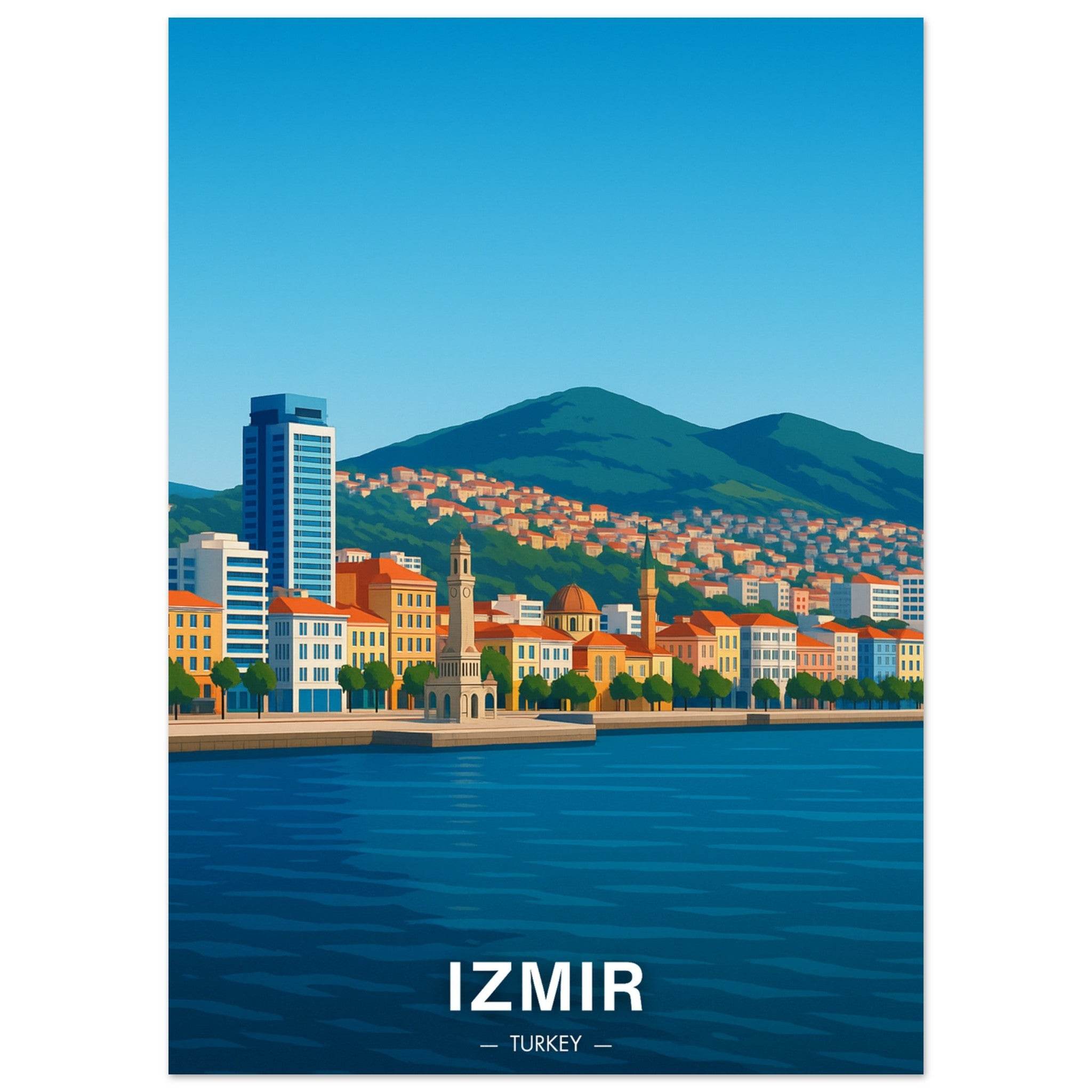 Izmir Poster - Geoprints