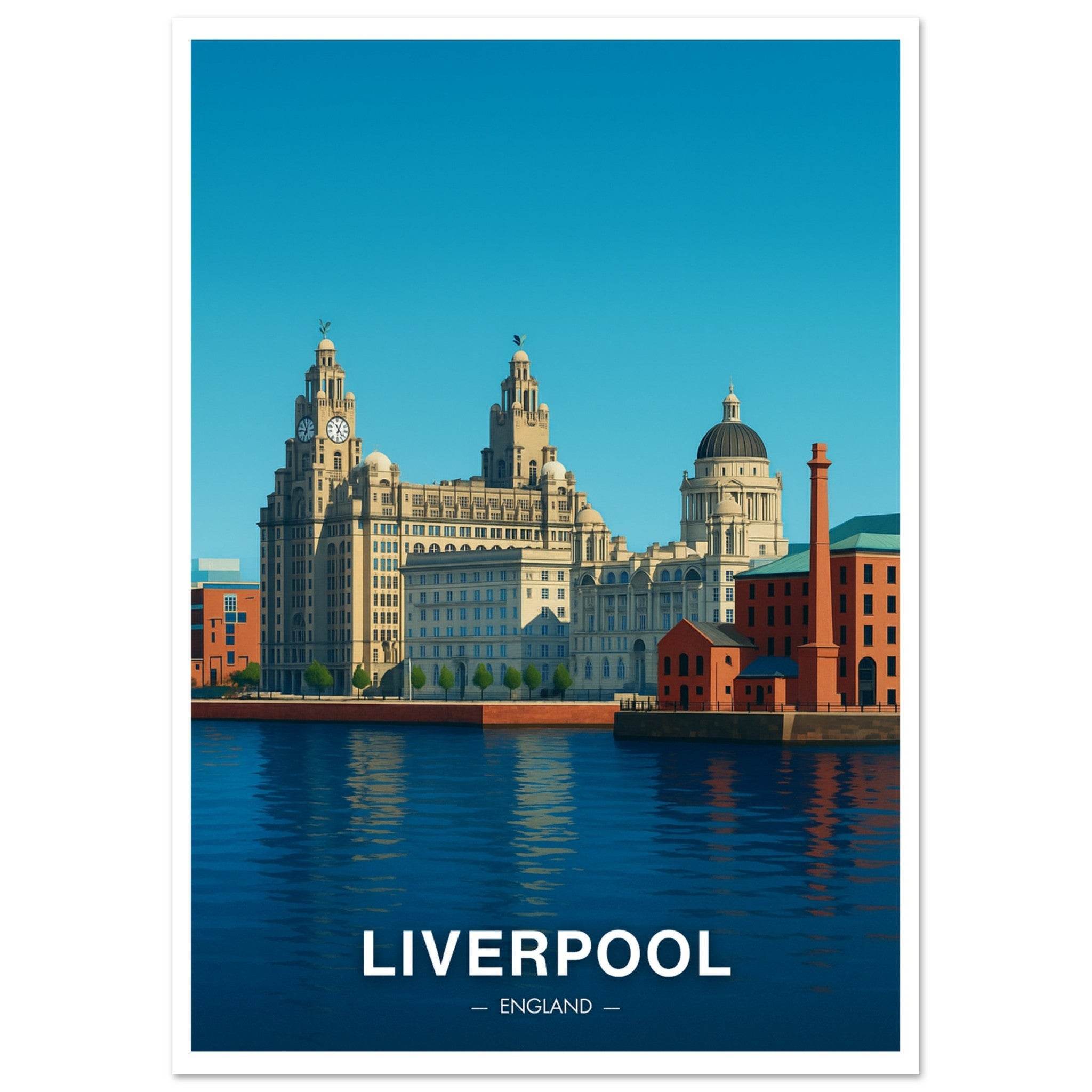 Liverpool Poster - Geoprints