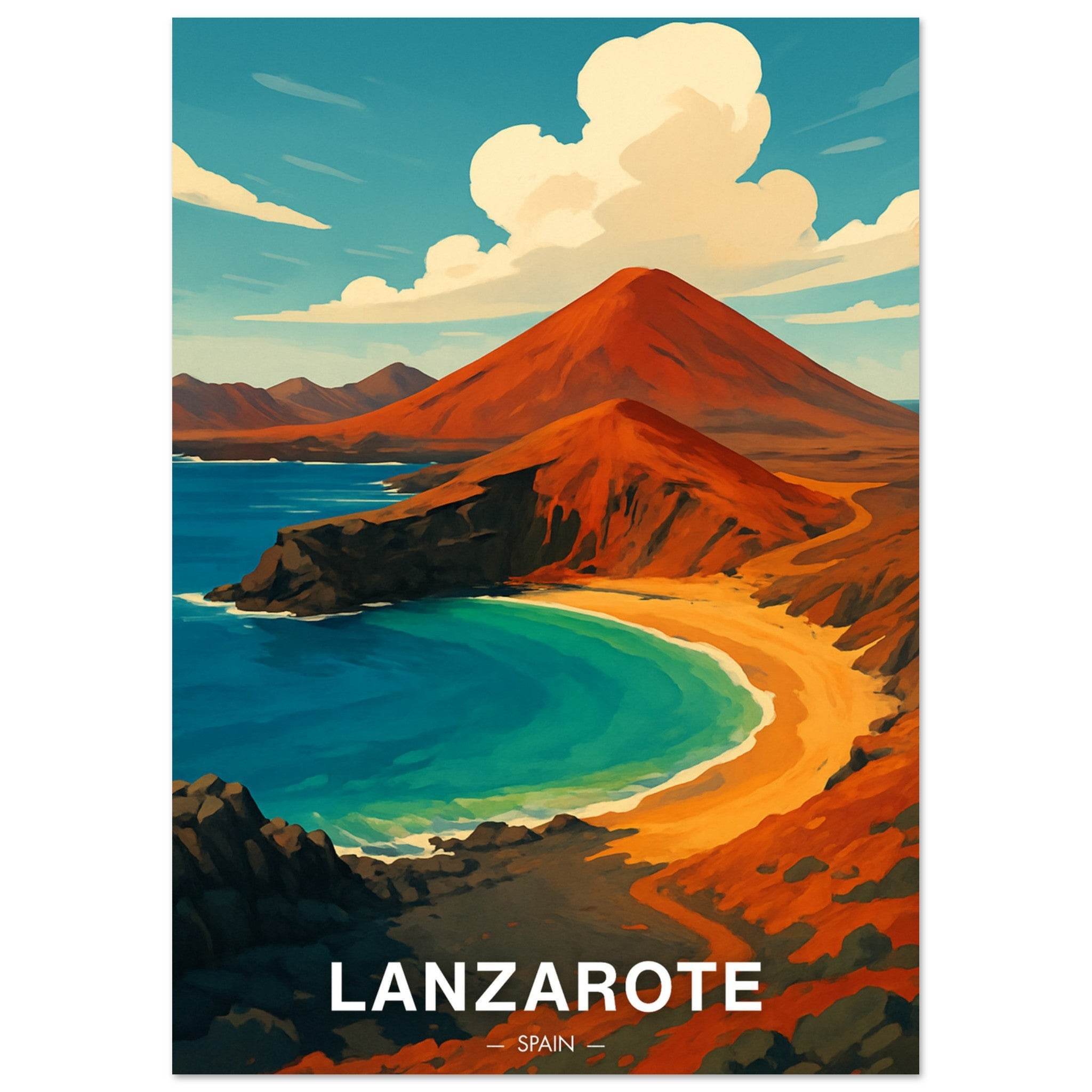 Lanzarote Poster - Geoprints
