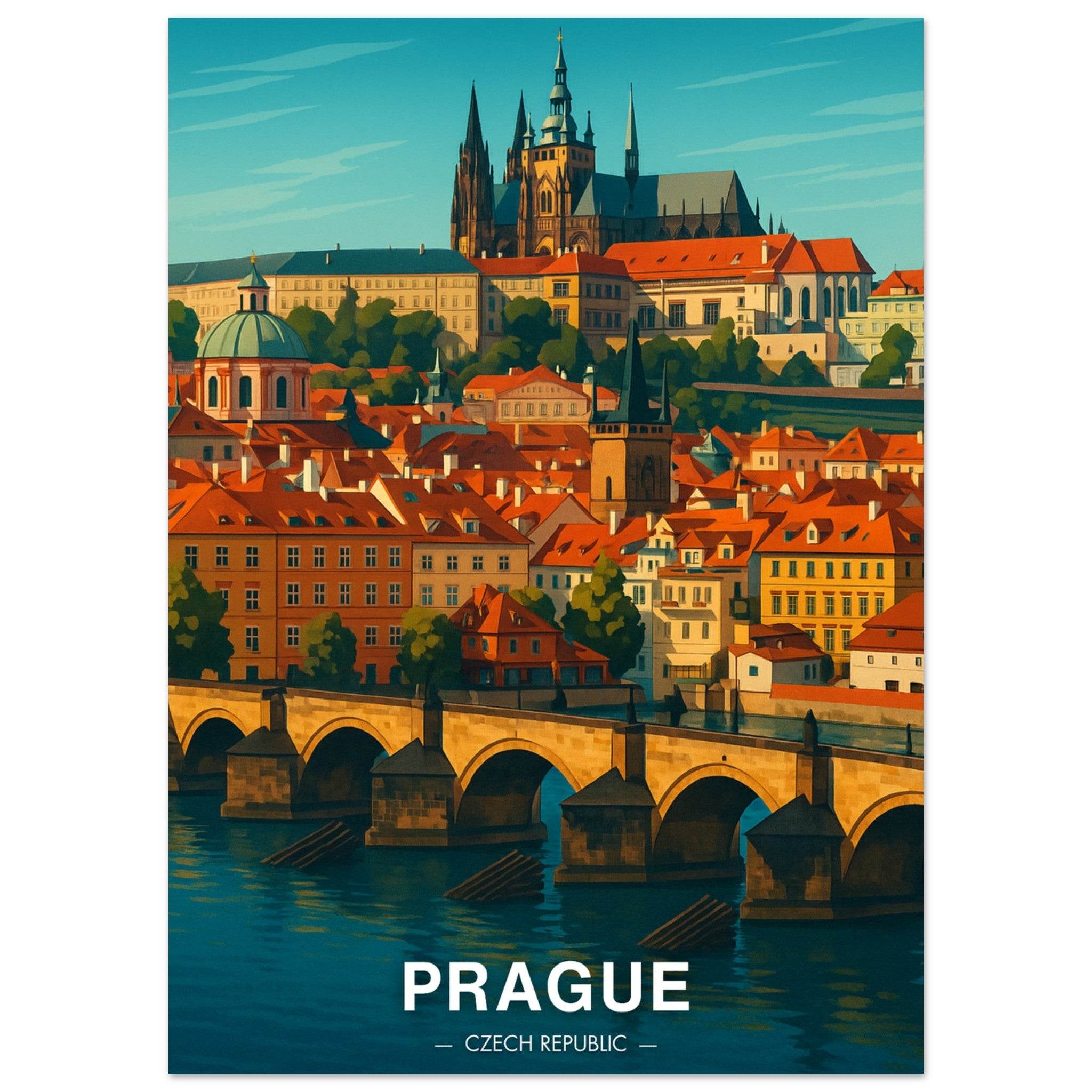 Prag Poster - Geoprints