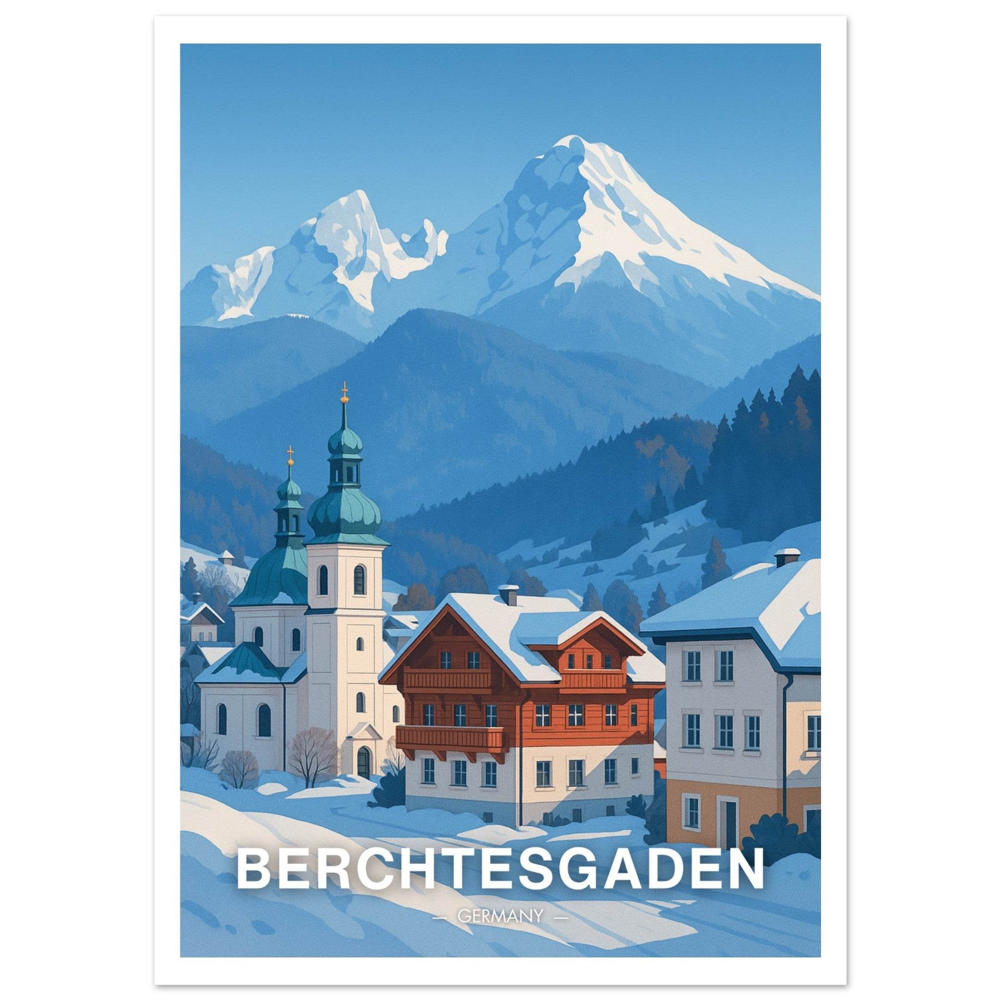 Berchtesgaden Poster - Geoprints