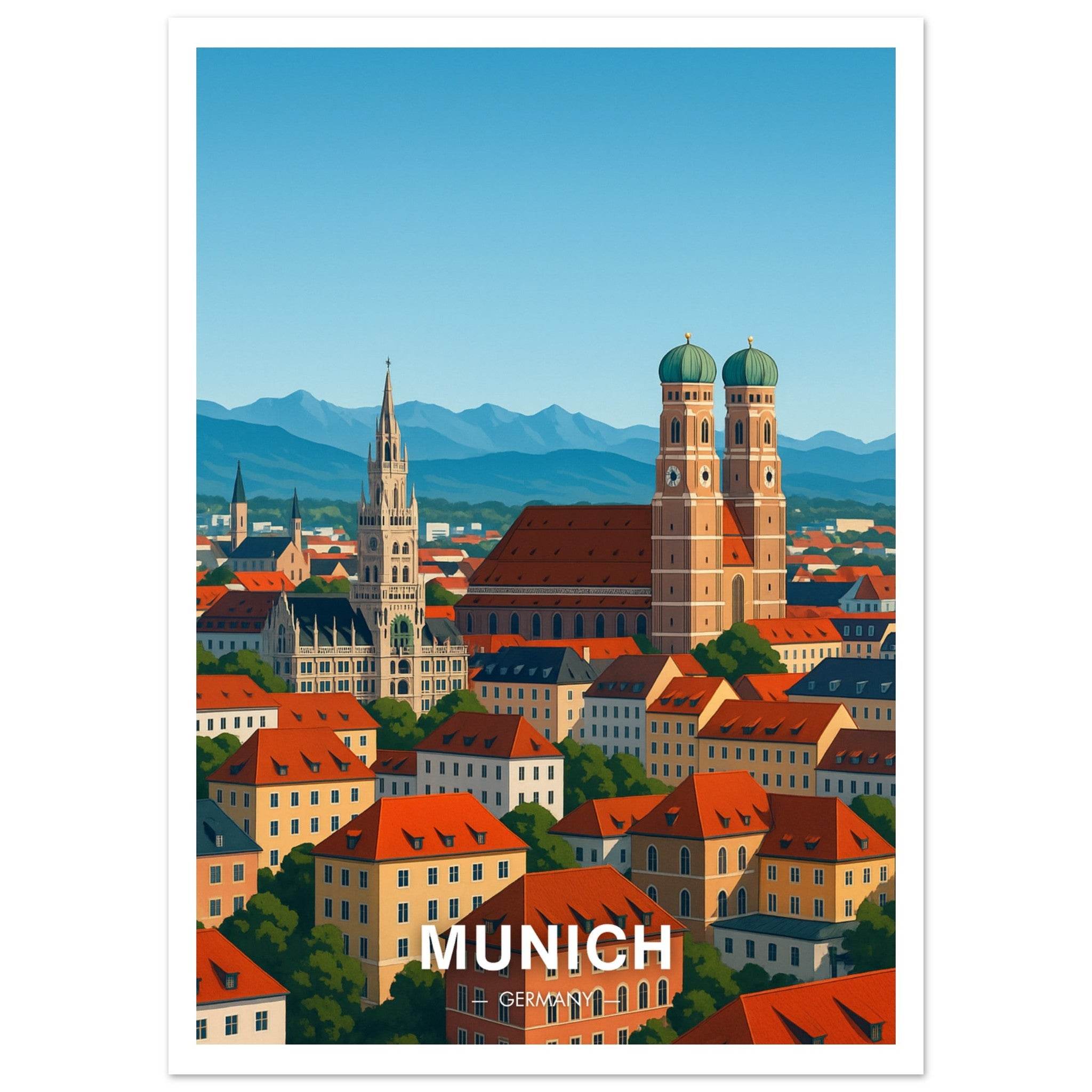 München Poster - Geoprints