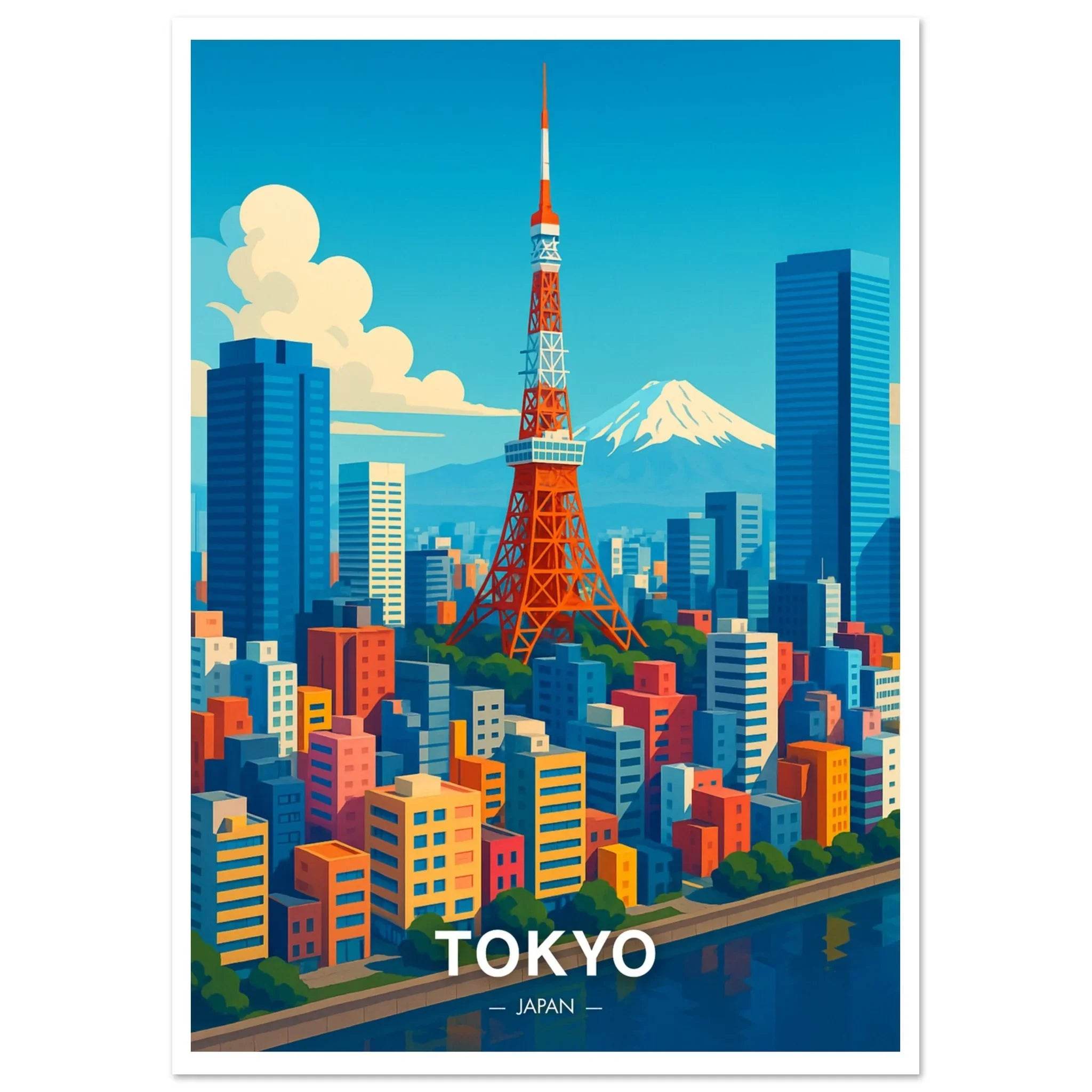 Tokyo Poster - Geoprints