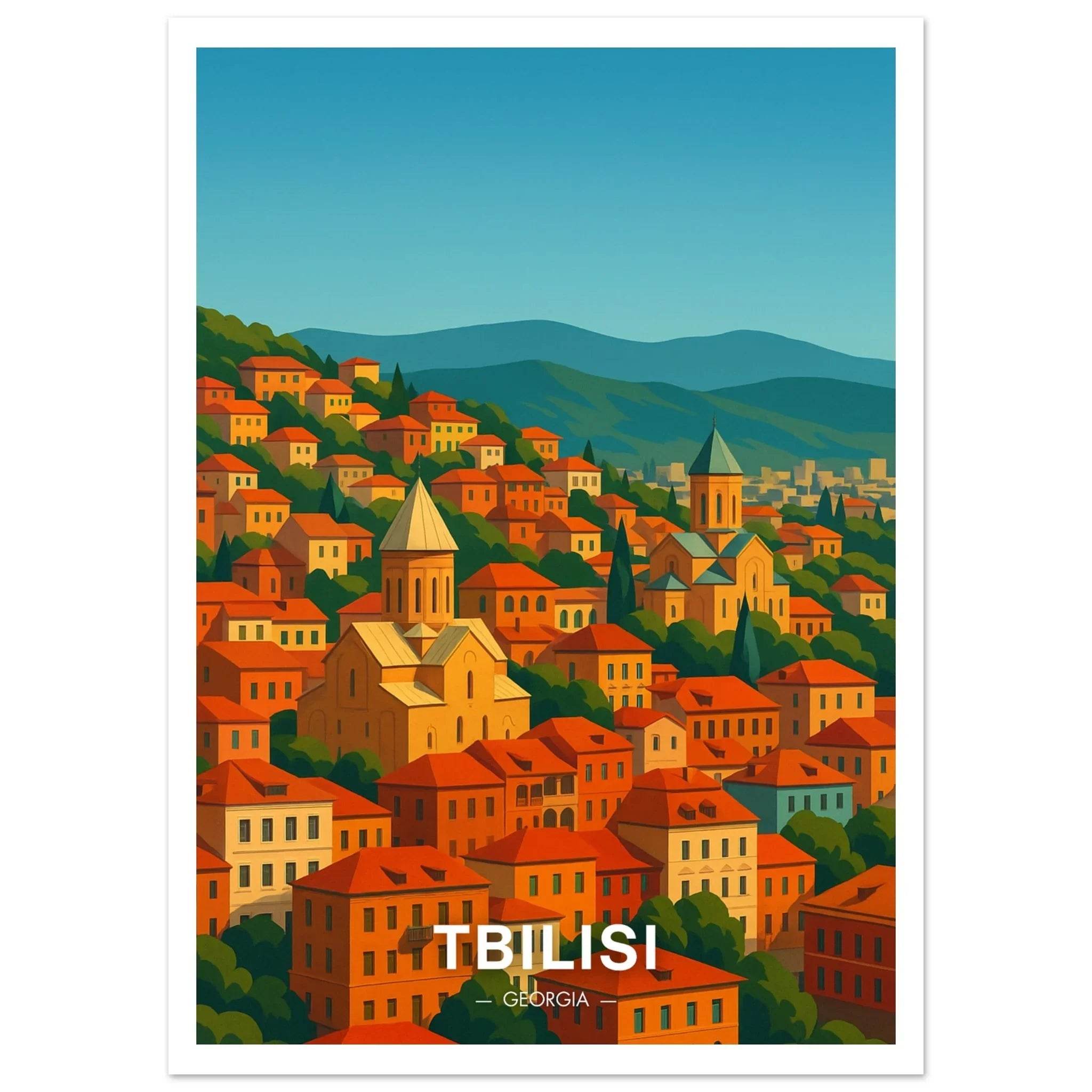 Tbilisi Poster - Geoprints