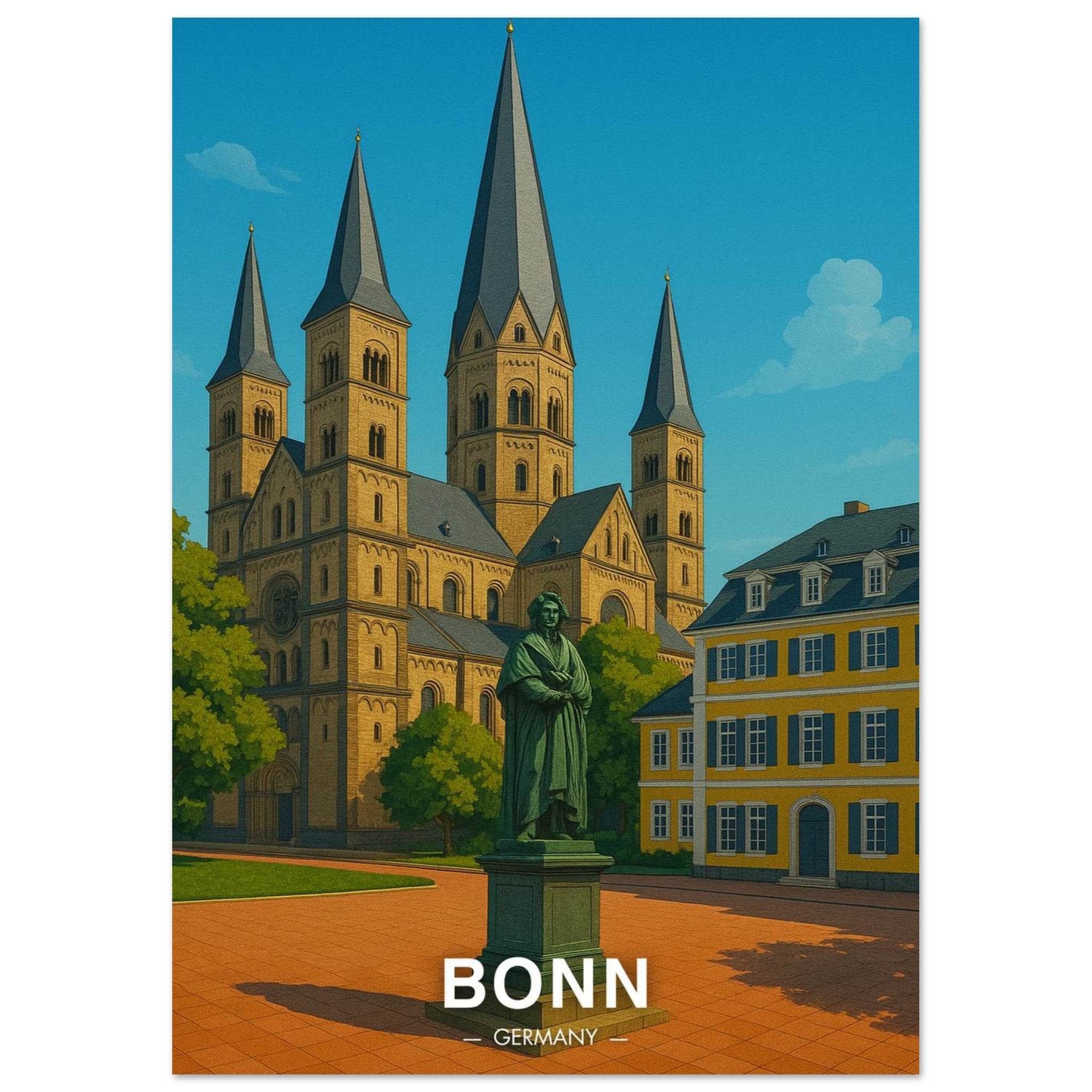 Bonn Poster - Geoprints