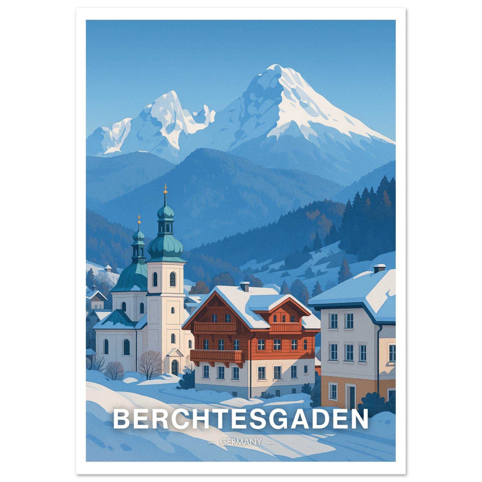 Berchtesgaden Poster - Geoprints