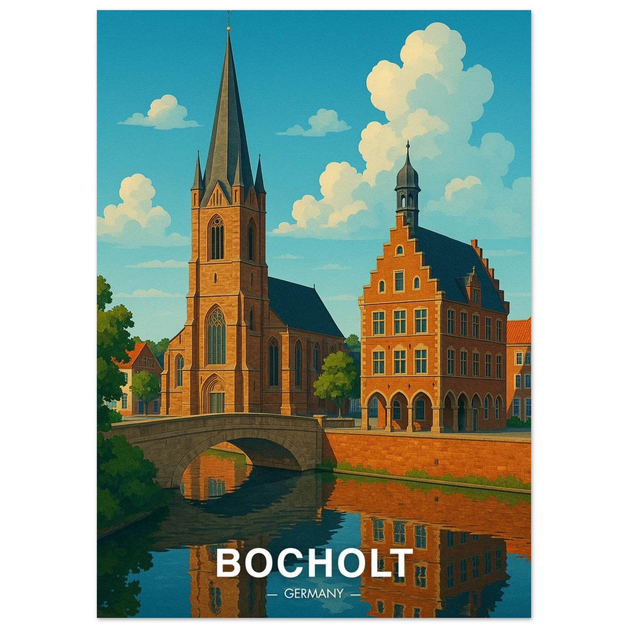 Bocholt Poster - Geoprints