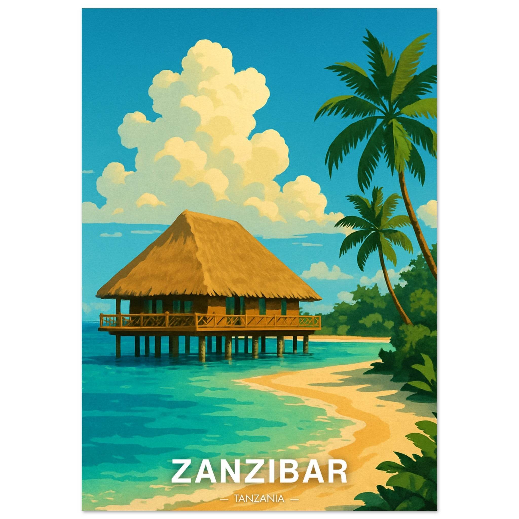 Zanzibar Poster - Geoprints