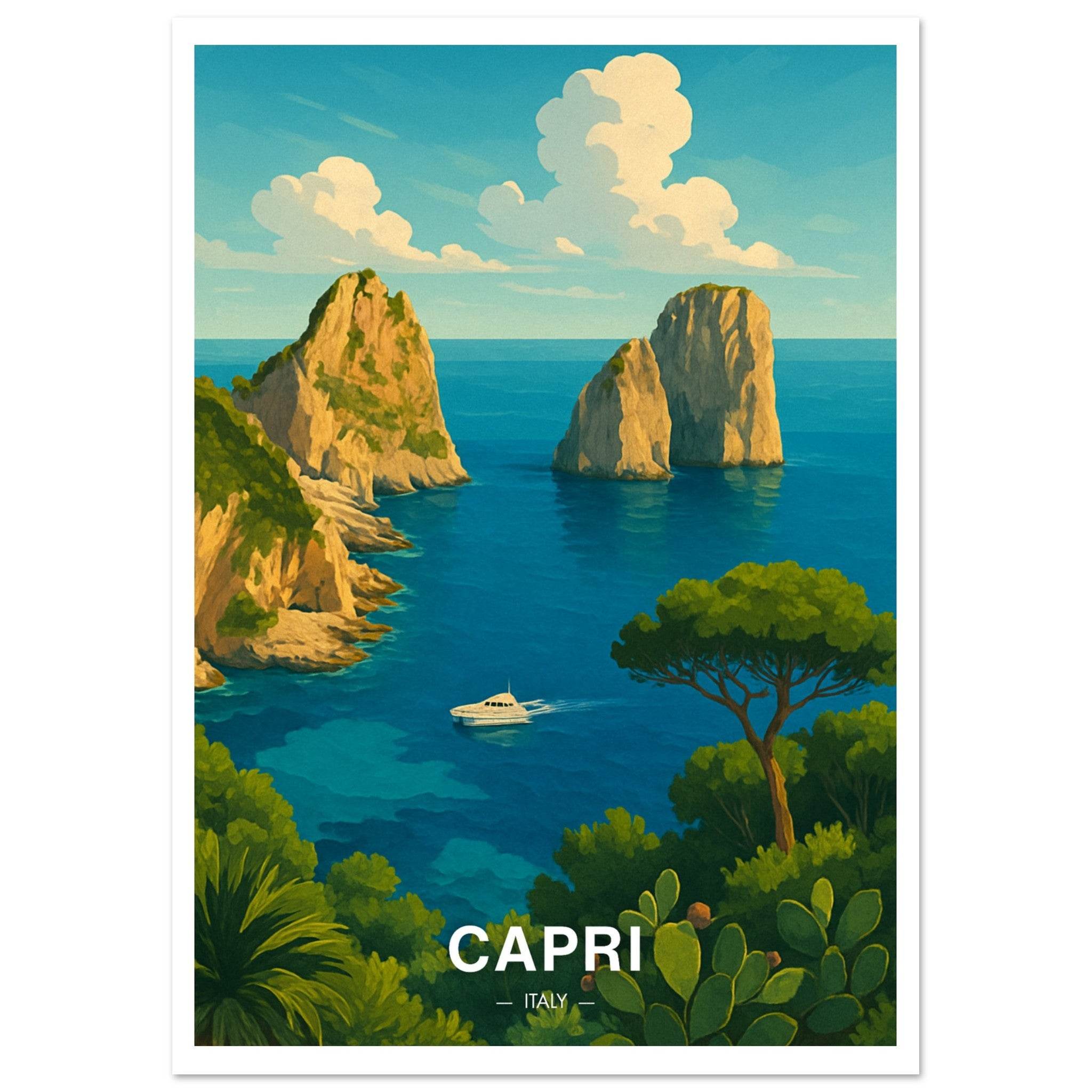 Capri Poster - Geoprints