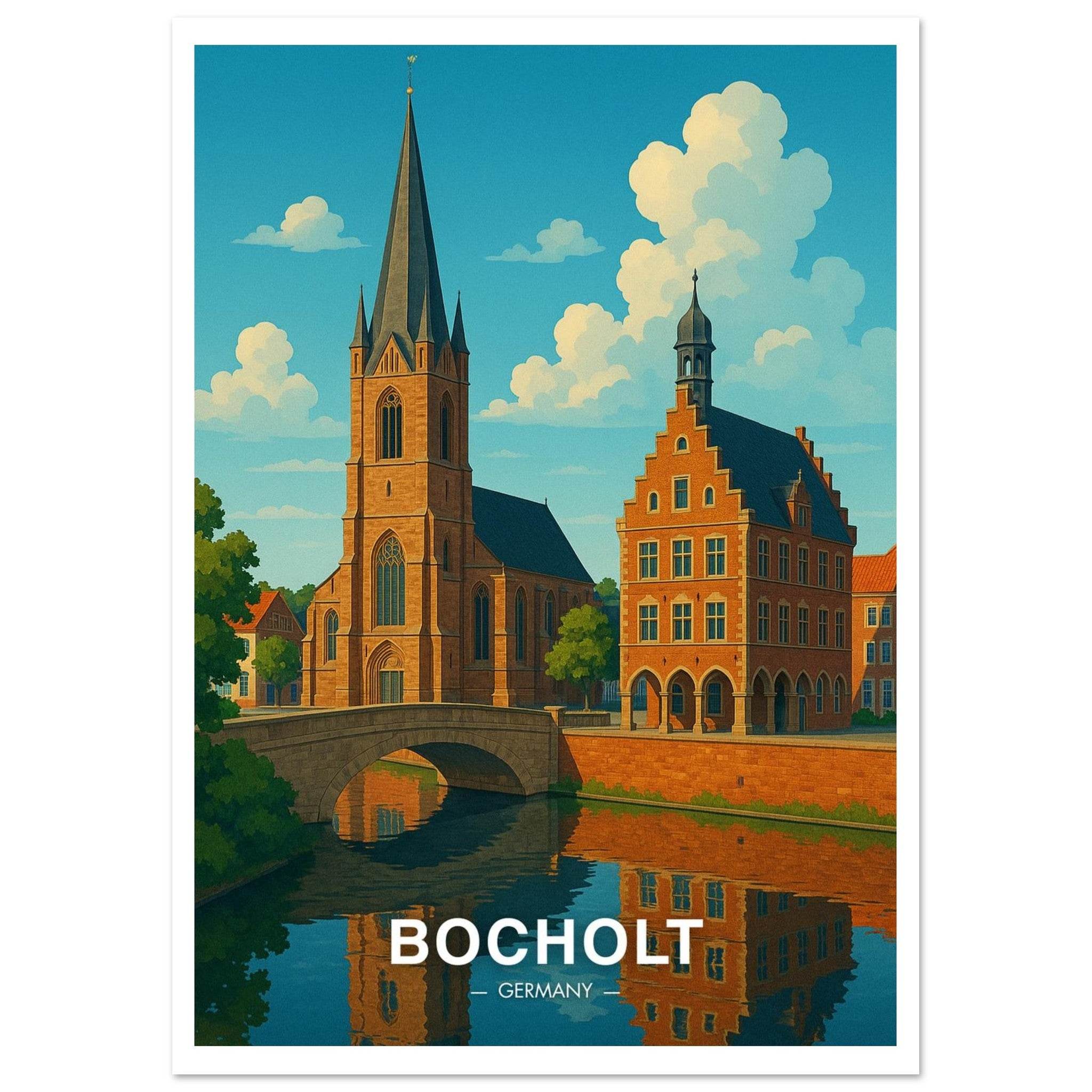 Bocholt Poster - Geoprints