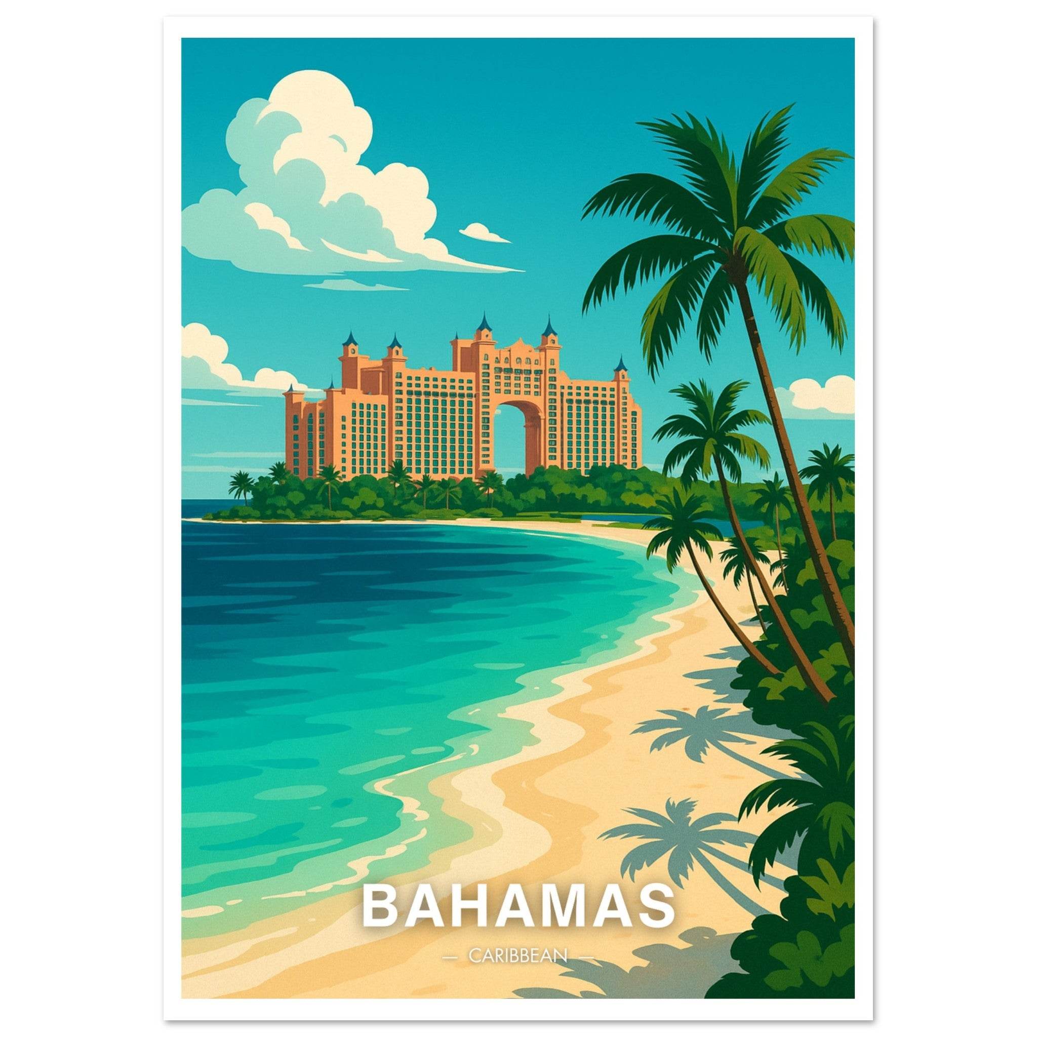 Bahamas Poster - Geoprints