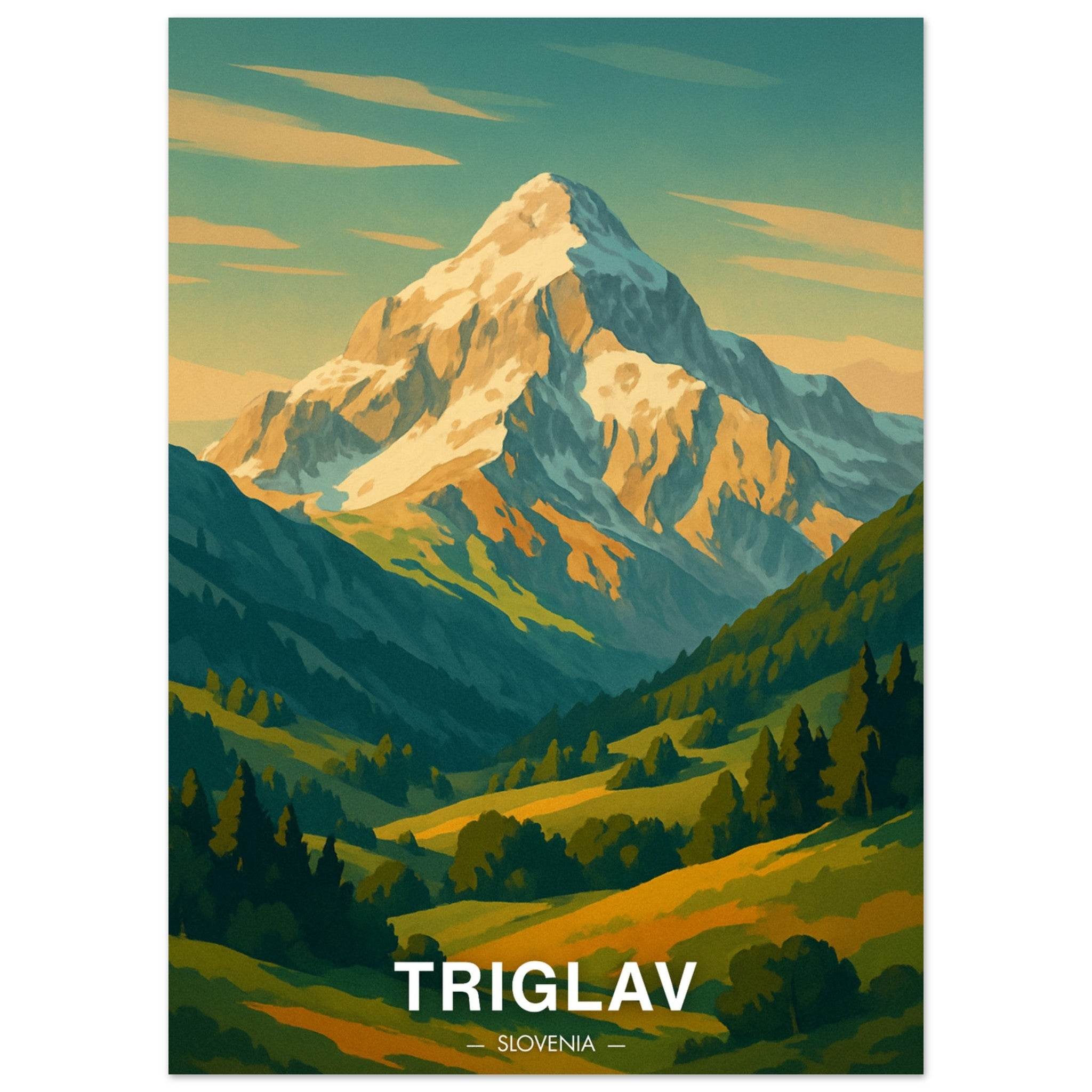 Triglav Poster - Geoprints