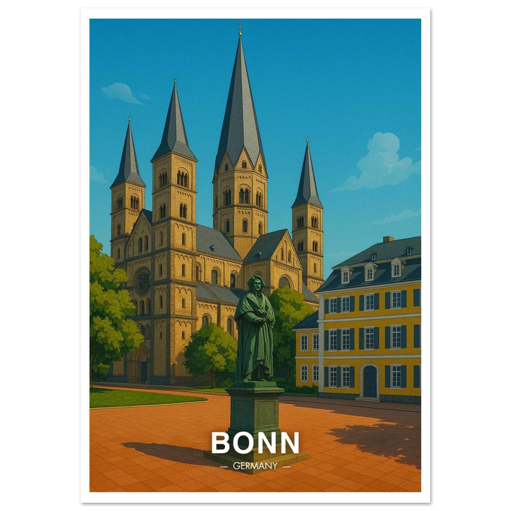 Bonn Poster - Geoprints